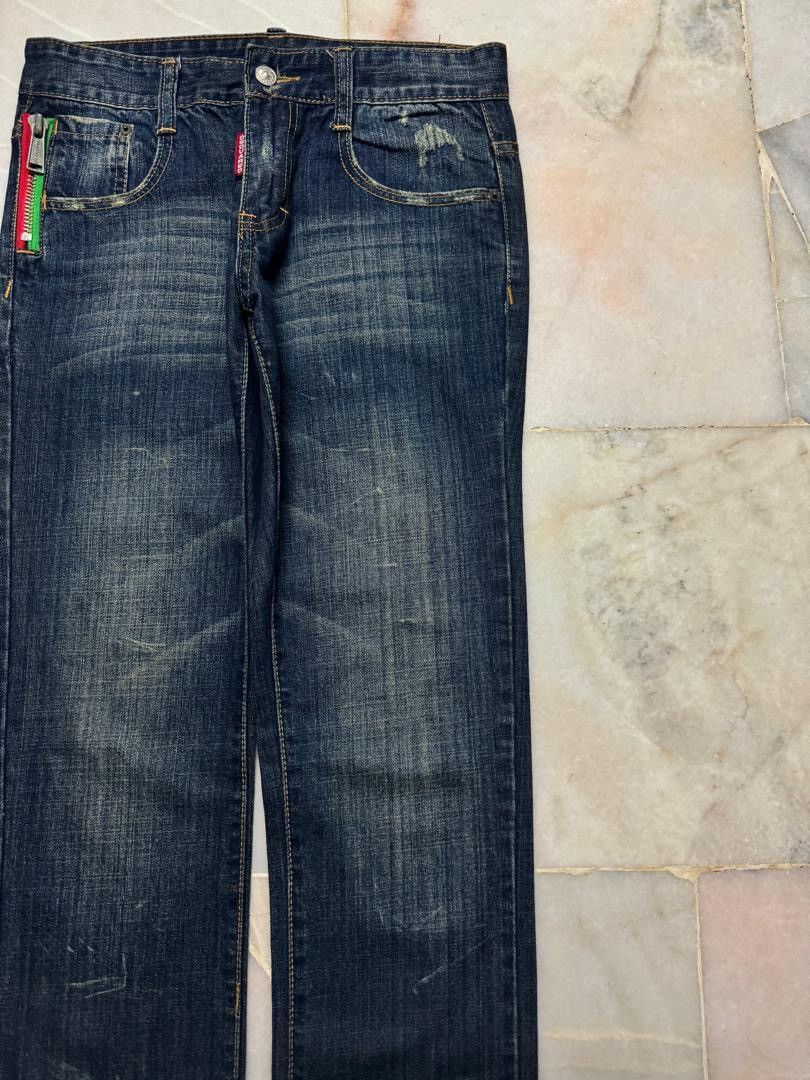Japanese Brand 💥DSQUARED INSPIRED RUSTY MUDWASH DARK DENIM JEANS Size US 29 - 5 Thumbnail