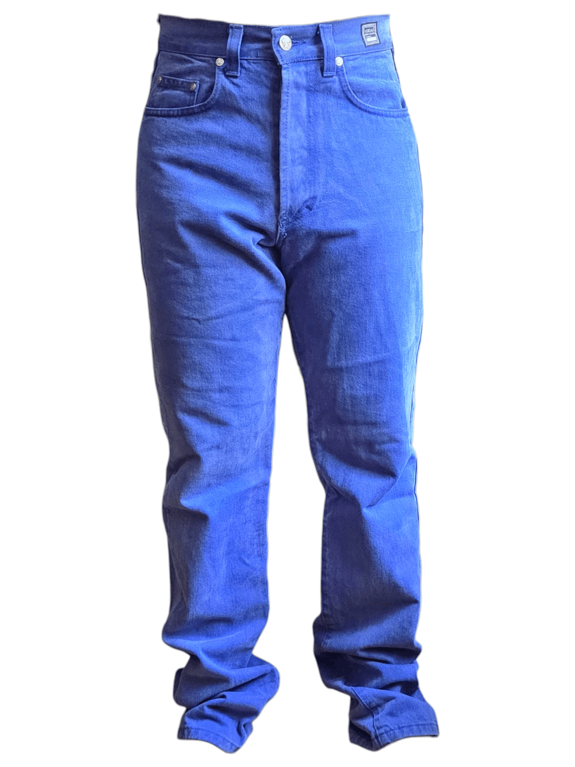 Versace Jeans Couture Y2K Vintage Versace Jeans Couture Deep Cornflower Blue Denim Size US 30 / EU 46 - 3 Thumbnail