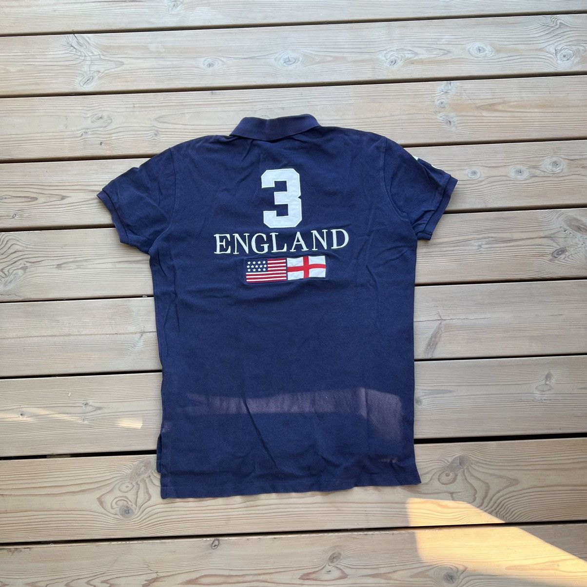Polo Ralph Lauren Polo Ralph Lauren Rare VTG 00s England Chief Keef Big Pony Size US M / EU 48-50 / 2 - 7 Thumbnail