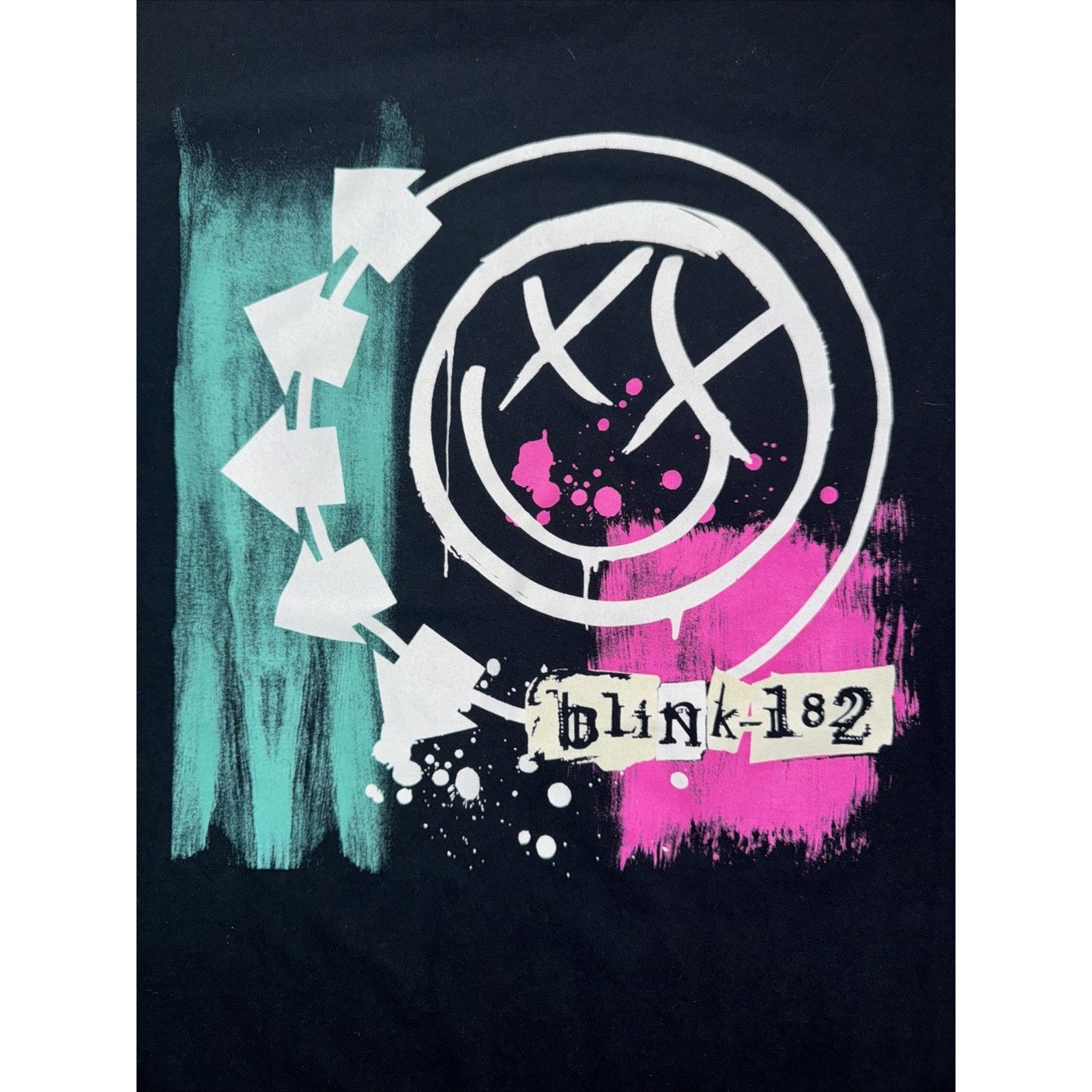 Band Tees × Vintage Blink-182 Band T-Shirt Black L 20x27 Pop Punk Size US L / EU 52-54 / 3 - 2 Thumbnail