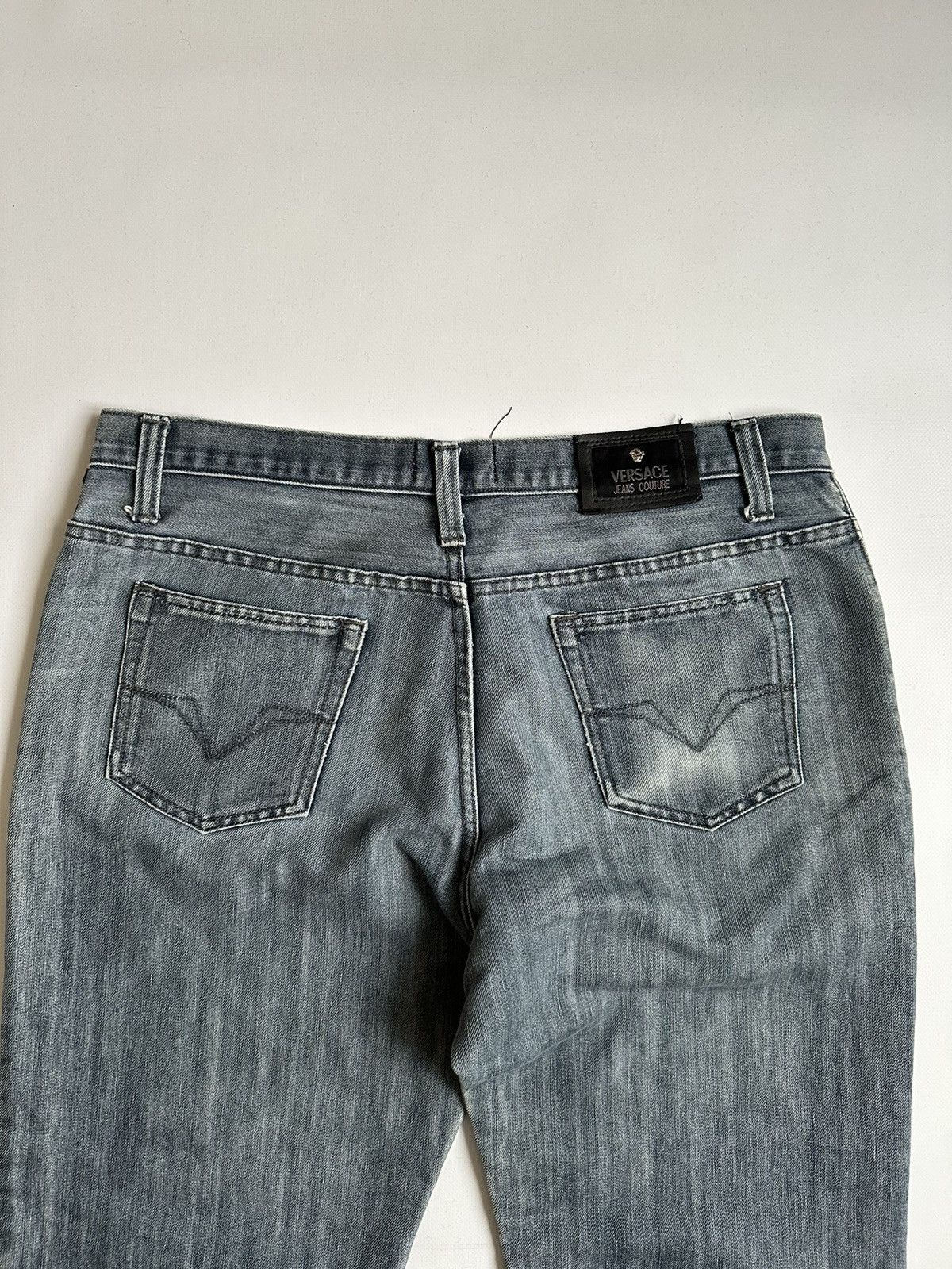 Vintage Vintage Versace Jeans Couture Medusa Straight Jeans size 38 Size US 38 / EU 54 - 3 Thumbnail