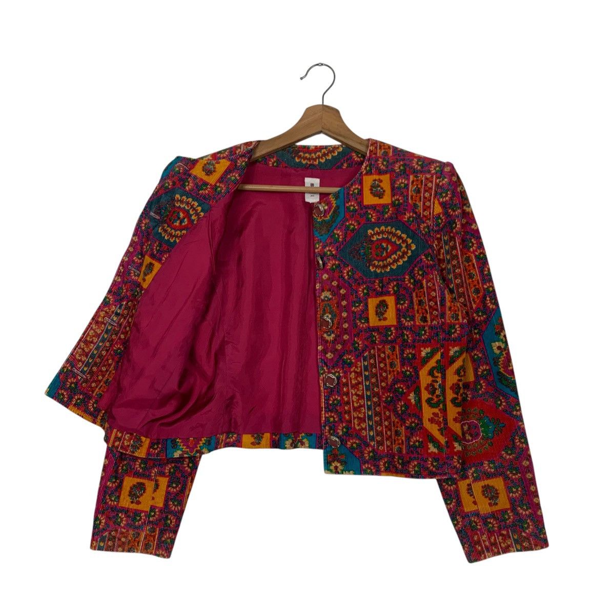 Ungaro Paris 90's UNGARO Tapestry Jacquard Pattern Jacket #2728-C123 Size S / US 4 / IT 40 - 9 Thumbnail