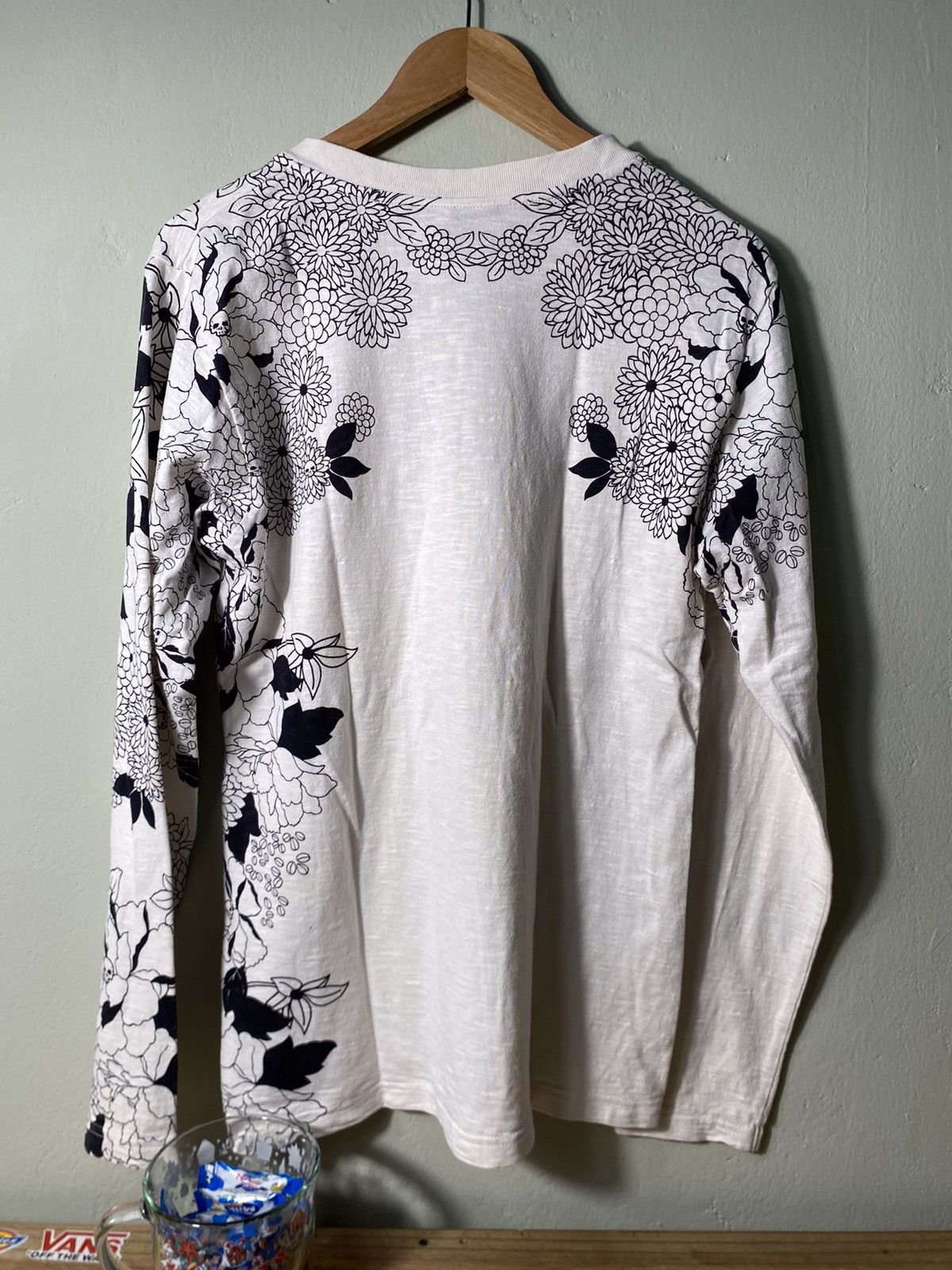 Japanese Brand Japanese Long Sleeve Sukajan Skull Flower Size US M / EU 48-50 / 2 - 9 Thumbnail
