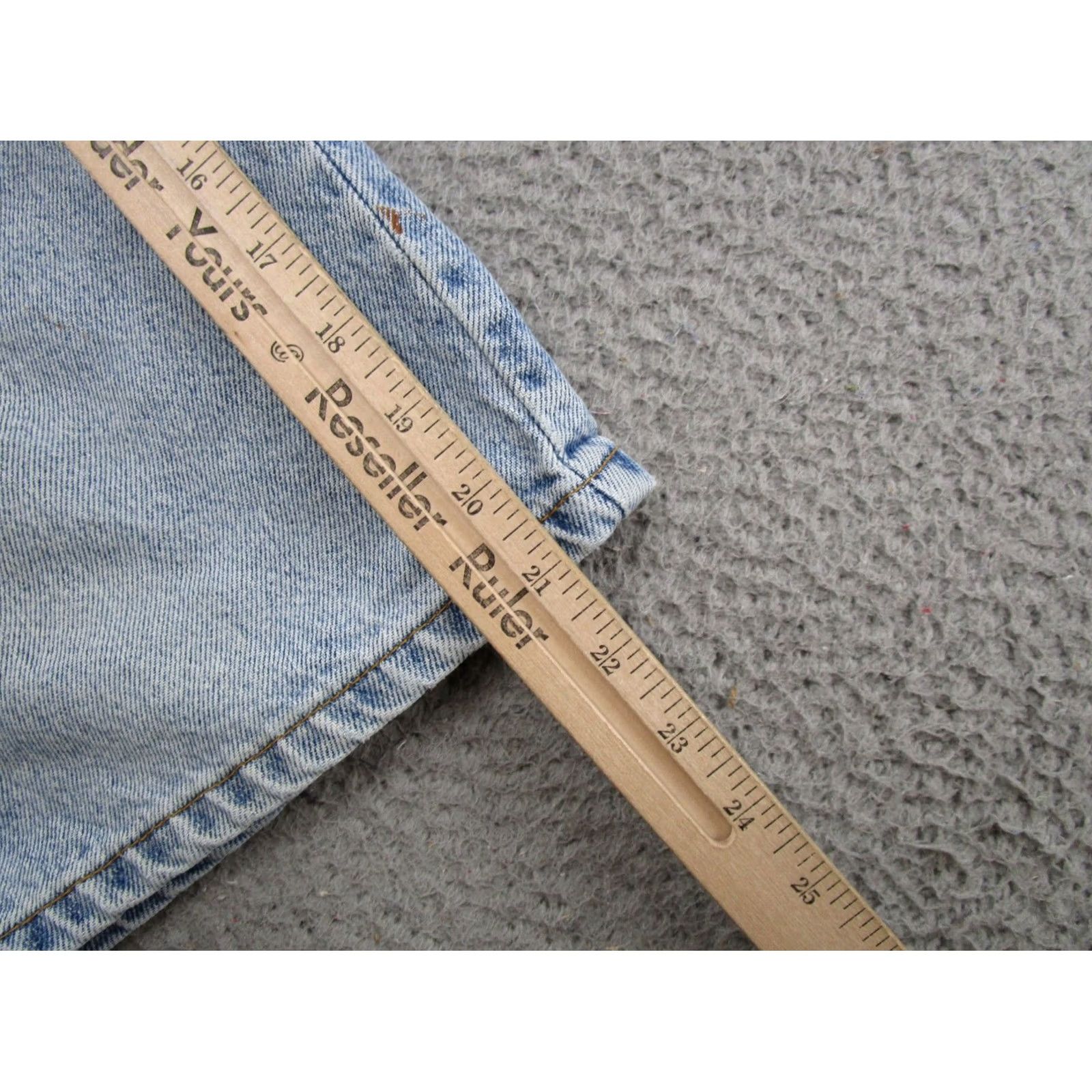 Levi's VTG Levi's Signature Relaxed Fit Bermuda Denim Short Blue 5-Pocket 38 Mens Summer Vintage 90s Baggy Jorts Size US 38 / EU 54 - 7 Thumbnail