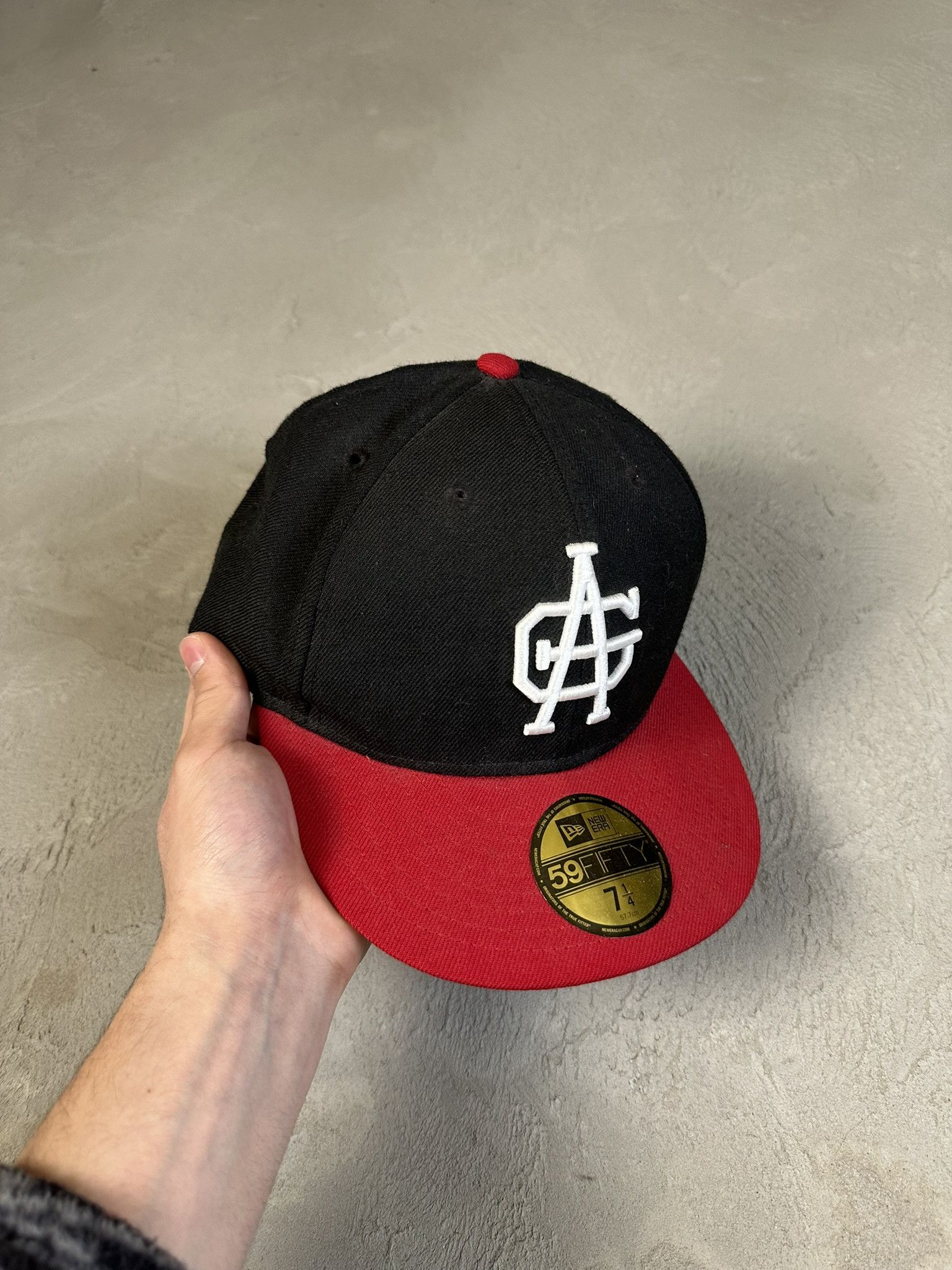 New Era Vintage Y2k Wool New Era Californa Angels Golden Sticker Cap Size ONE SIZE - 1 Thumbnail