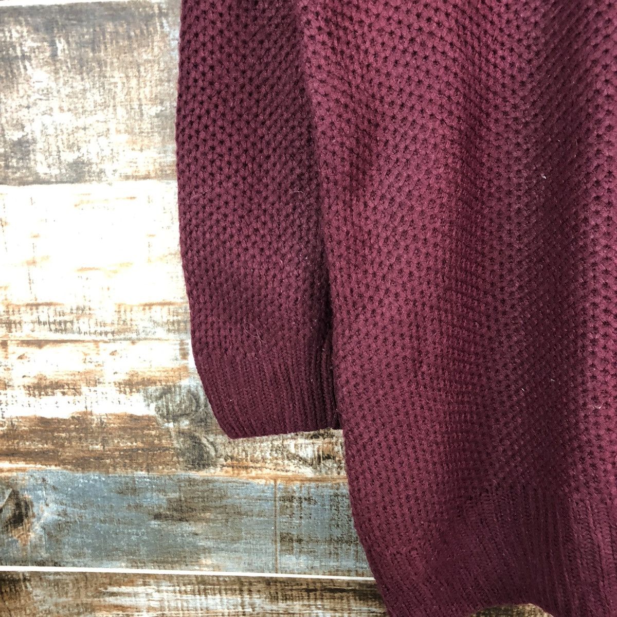 GU × Homespun Knitwear GU Maroon Knitwear #A2225 Size M / US 6-8 / IT 42-44 - 7 Thumbnail