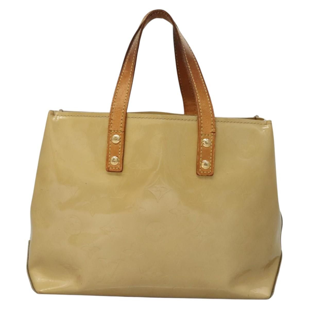 Louis Vuitton LOUIS VUITTON Monogram Vernis Reade PM Hand Bag Beige M91334 Size ONE SIZE - 2 Thumbnail