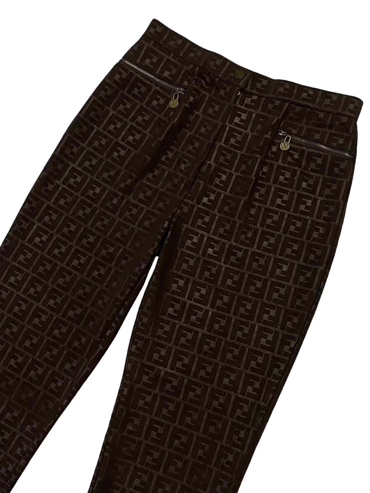 Fendi Vintage FENDI Zucca Monogram Pants Size US 29 - 19 Thumbnail