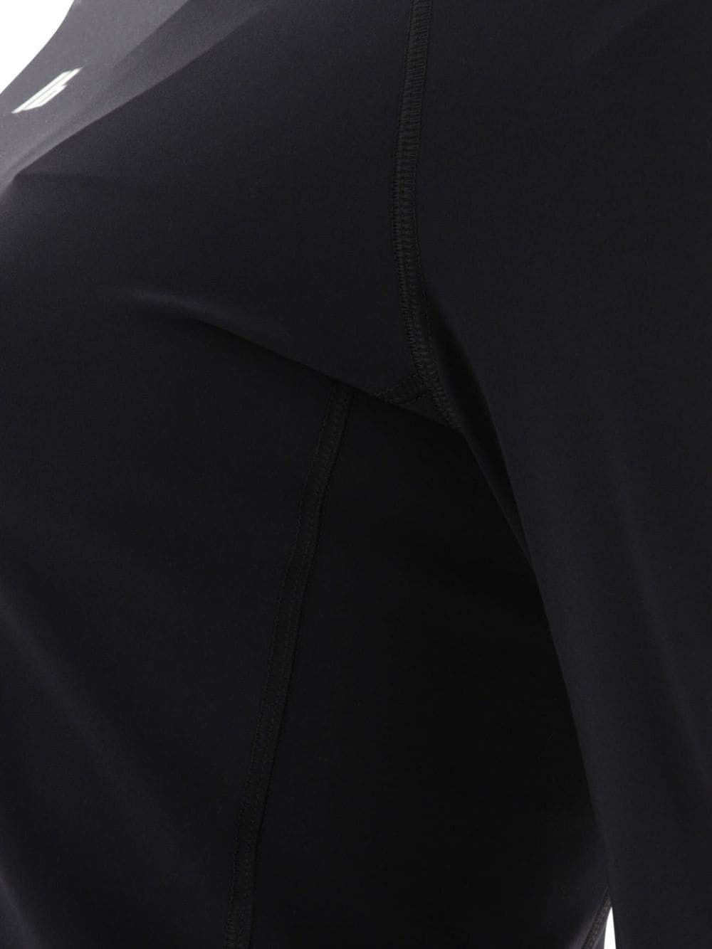 Balenciaga o1s1wg110126 Activewear Turtleneck Sweater in Black Size XS / US 0-2 / IT 36-38 - 4 Thumbnail