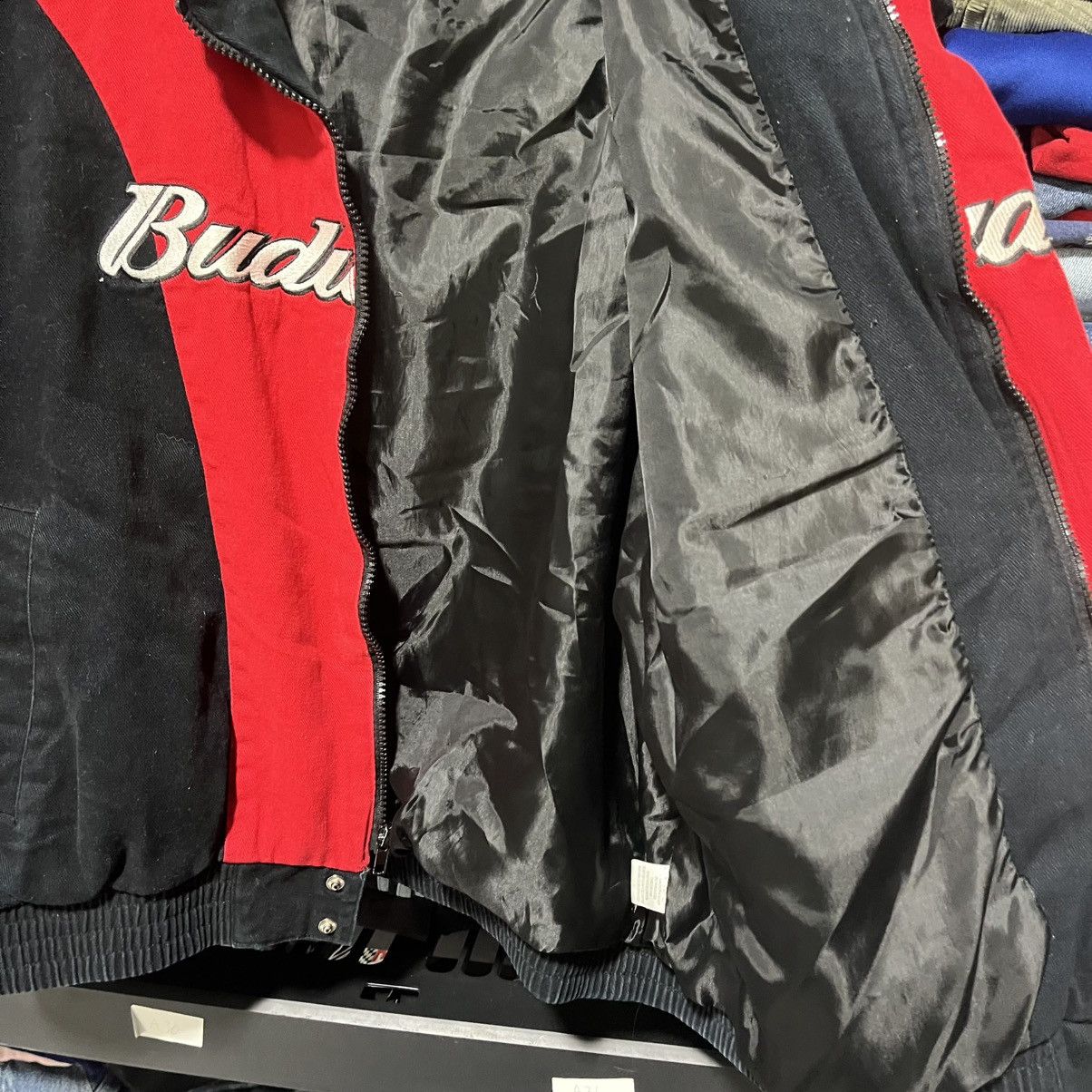 Winners Circle VINTAGE DALE EARNHARDT JR BUDWEISER NASCAR RACING JACKET Size US L / EU 52-54 / 3 - 8 Thumbnail