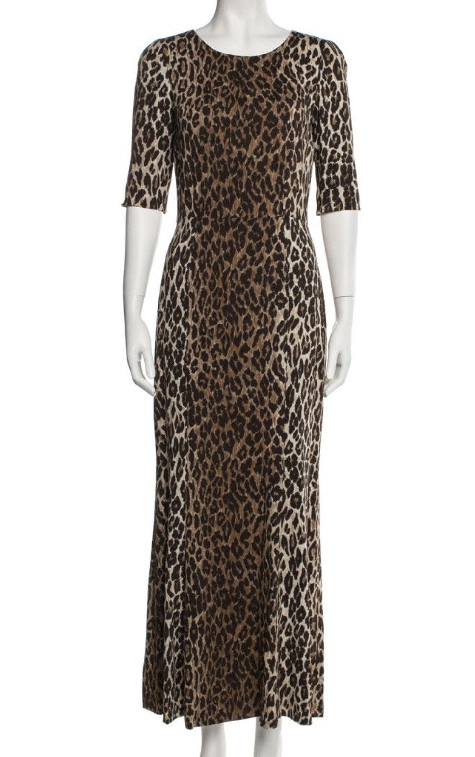 Dolce & Gabbana Dolce&Gabbana leopard print maxi dress Size M / US 6-8 / IT 42-44 - 1 Thumbnail