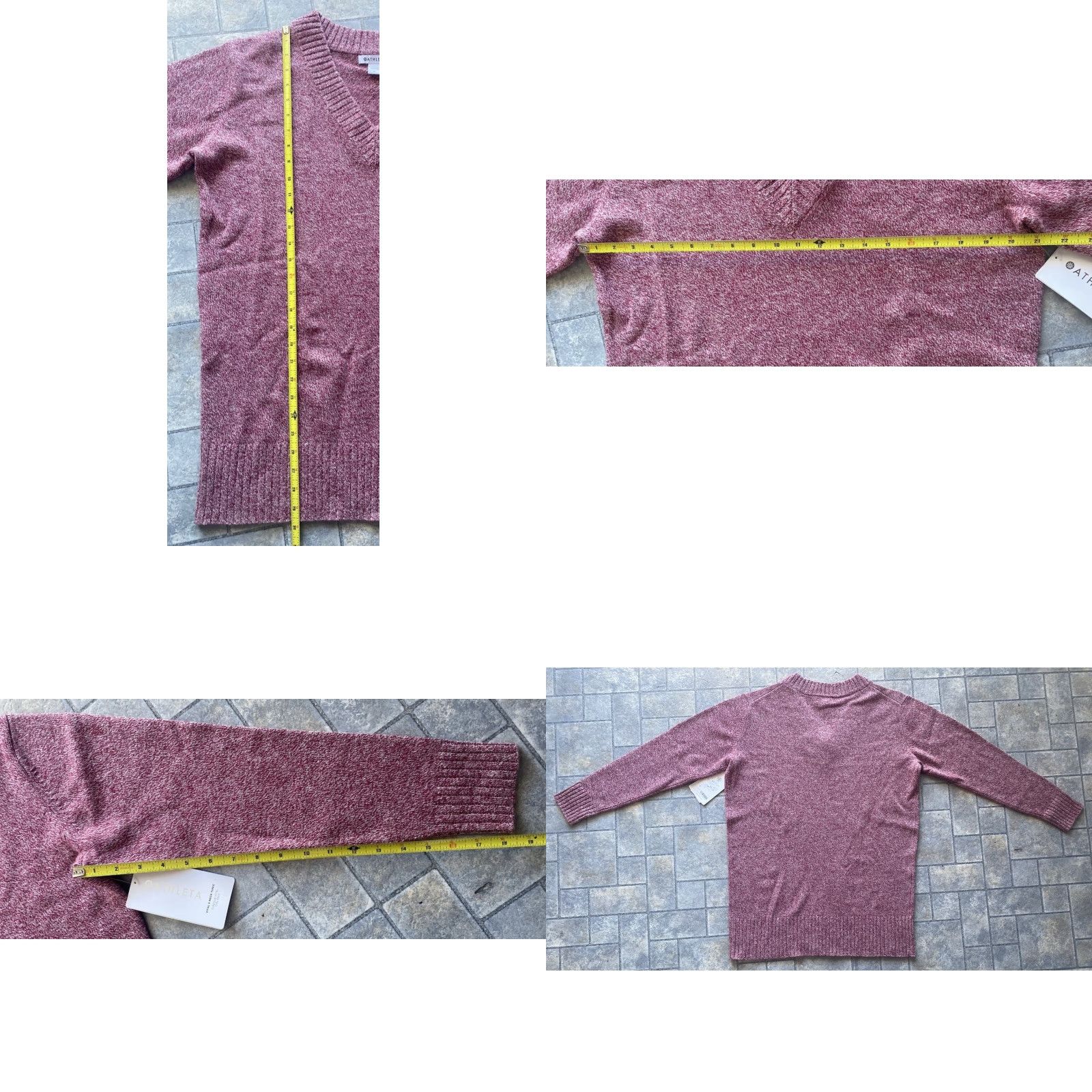 Athleta Athleta NWT New Vital V Neck Tunic Red Women’s Medium Size M / US 6-8 / IT 42-44 - 8 Thumbnail