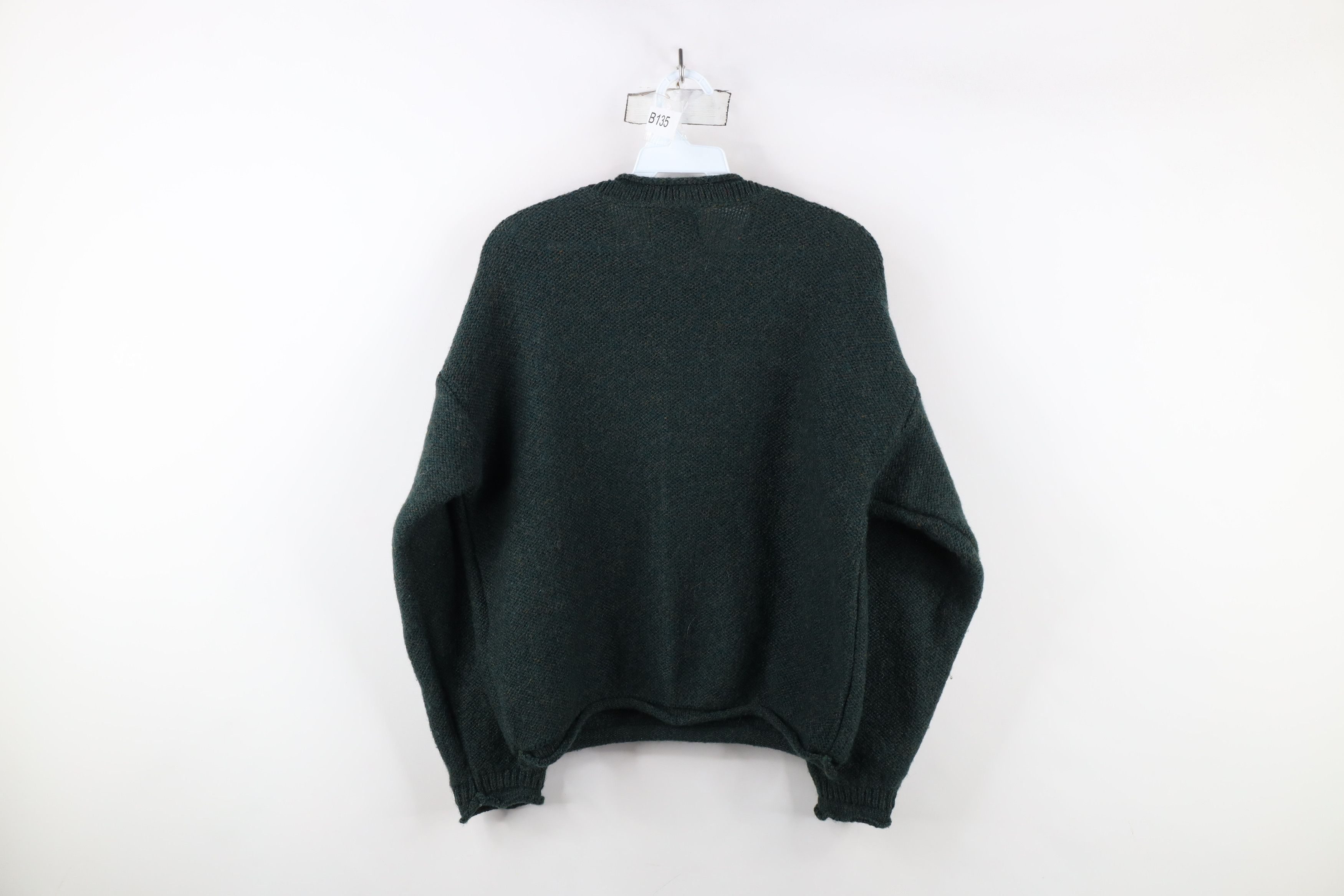 Vintage × Woolrich Woolen Mills Vintage 90s Woolrich Wool Blend Marled Sweater Green USA Size S / US 4 / IT 40 - 7 Thumbnail