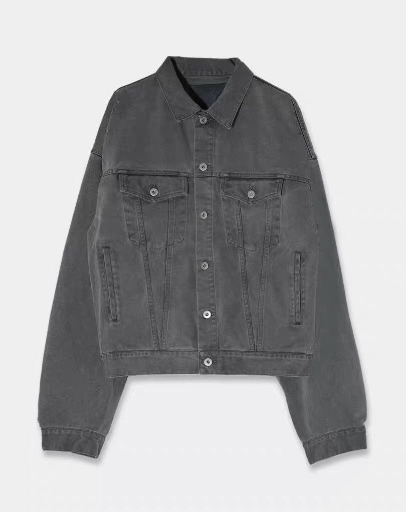 Vujade 007 Washed Grey Denim Jacket
