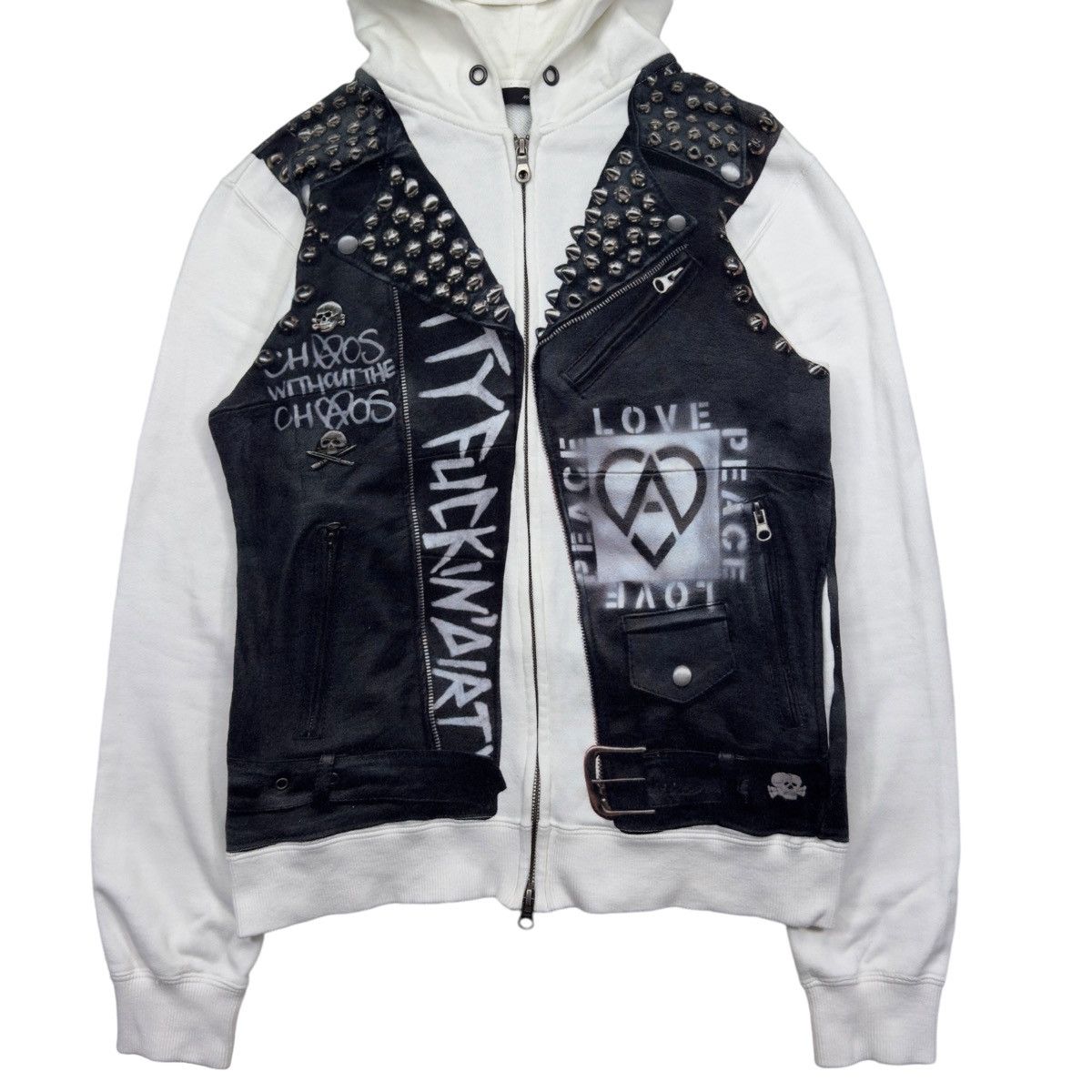 Montage Montage Chaos Fuckin’ Dirty The 1000 Faces Zip Up Hoodie Size US M / EU 48-50 / 2 - 3 Thumbnail