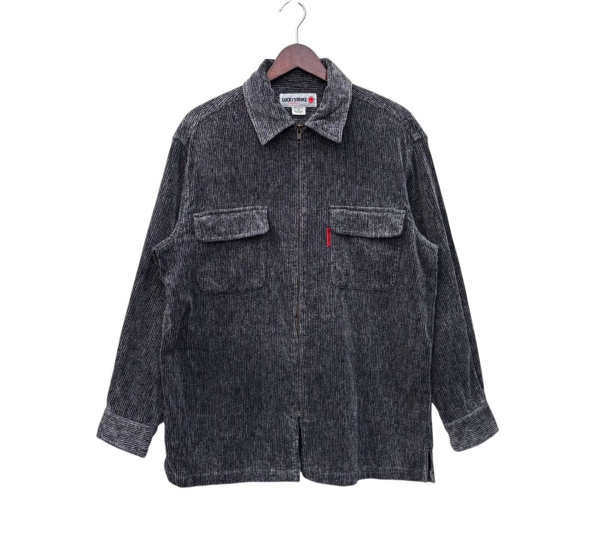 Sports Specialties Lucky Strike Motorsport Dark Grey Corduroy Jacket Size US M / EU 48-50 / 2 - 1 Thumbnail