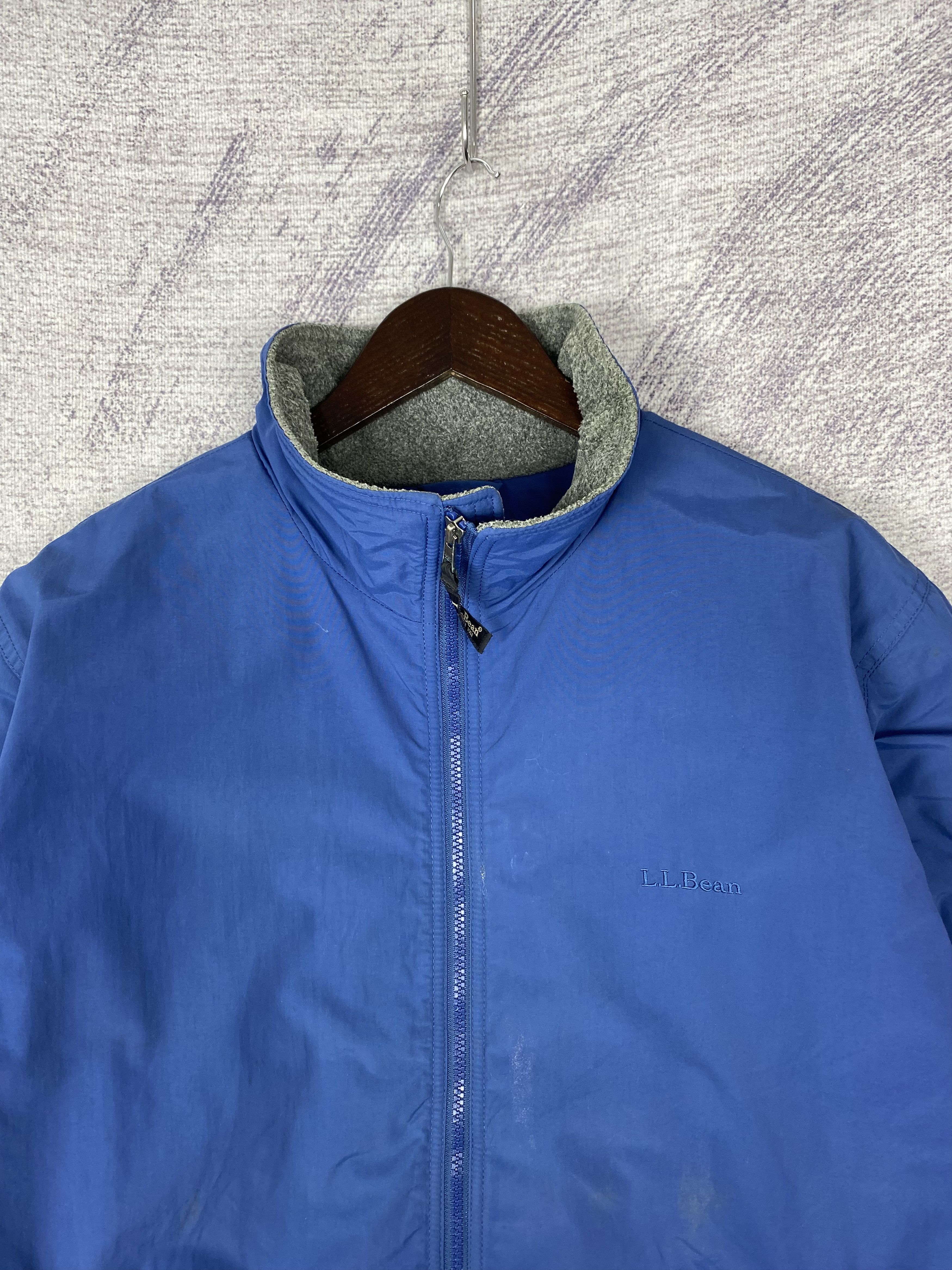 L.L. Bean Vintage L.L Bean Fleece Lining Zip Up Jacket Size US L / EU 52-54 / 3 - 2 Thumbnail