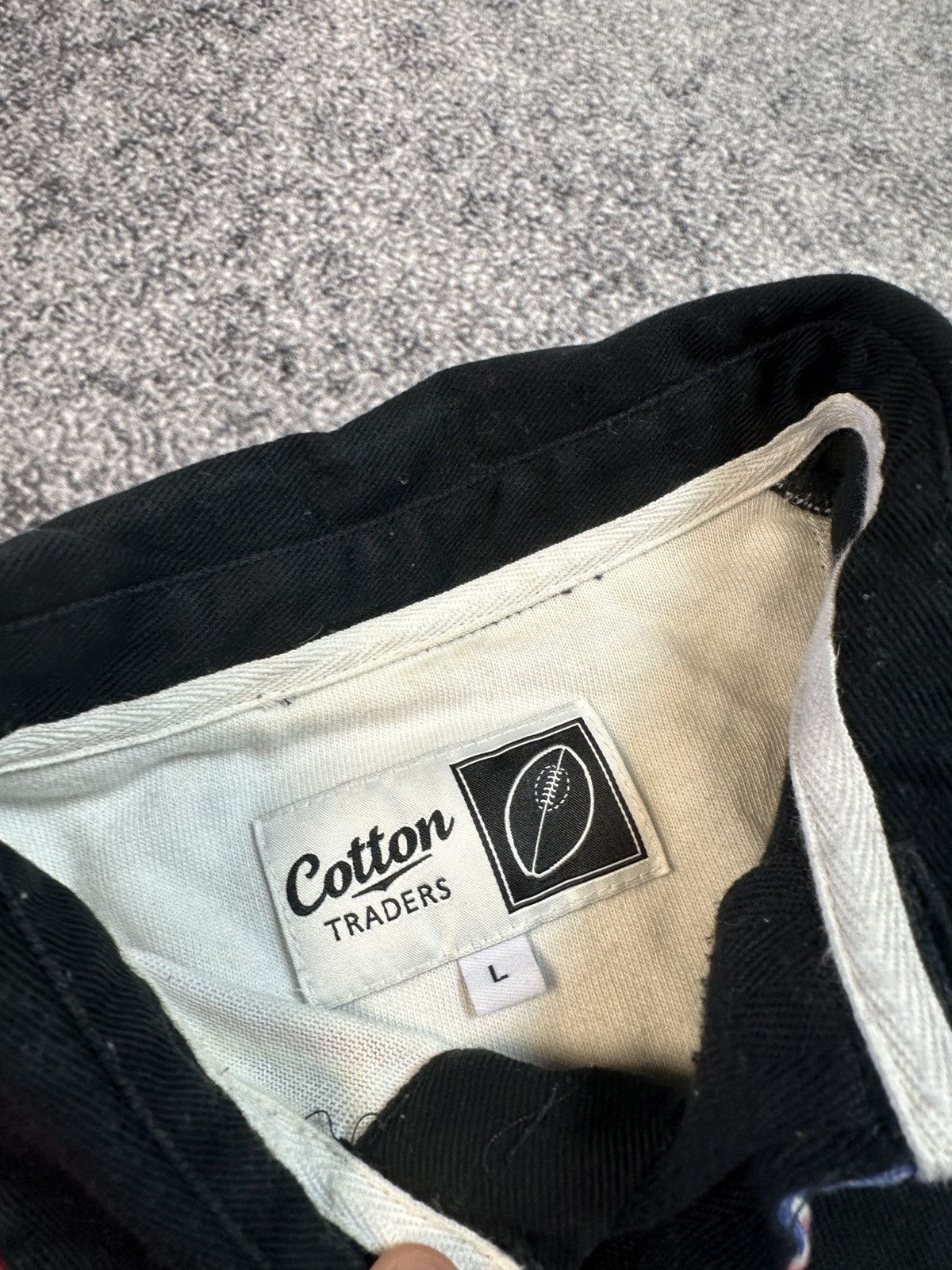 Cotton Traders × Vintage Vintage Cotton Traders 10 Nations Rugby Polo Streetwear L Size US L / EU 52-54 / 3 - 4 Thumbnail