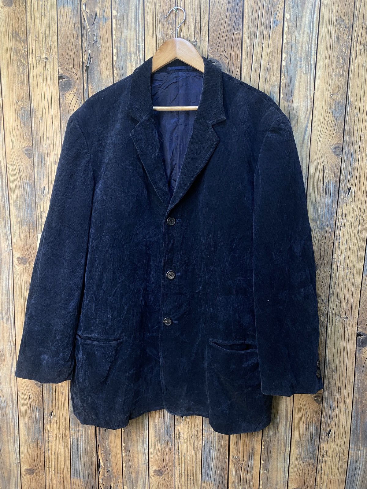 Y's for Men × Yohji Yamamoto Ys for men by yohji yamamoto blue velvet jacket Size US M / EU 48-50 / 2 - 6 Thumbnail