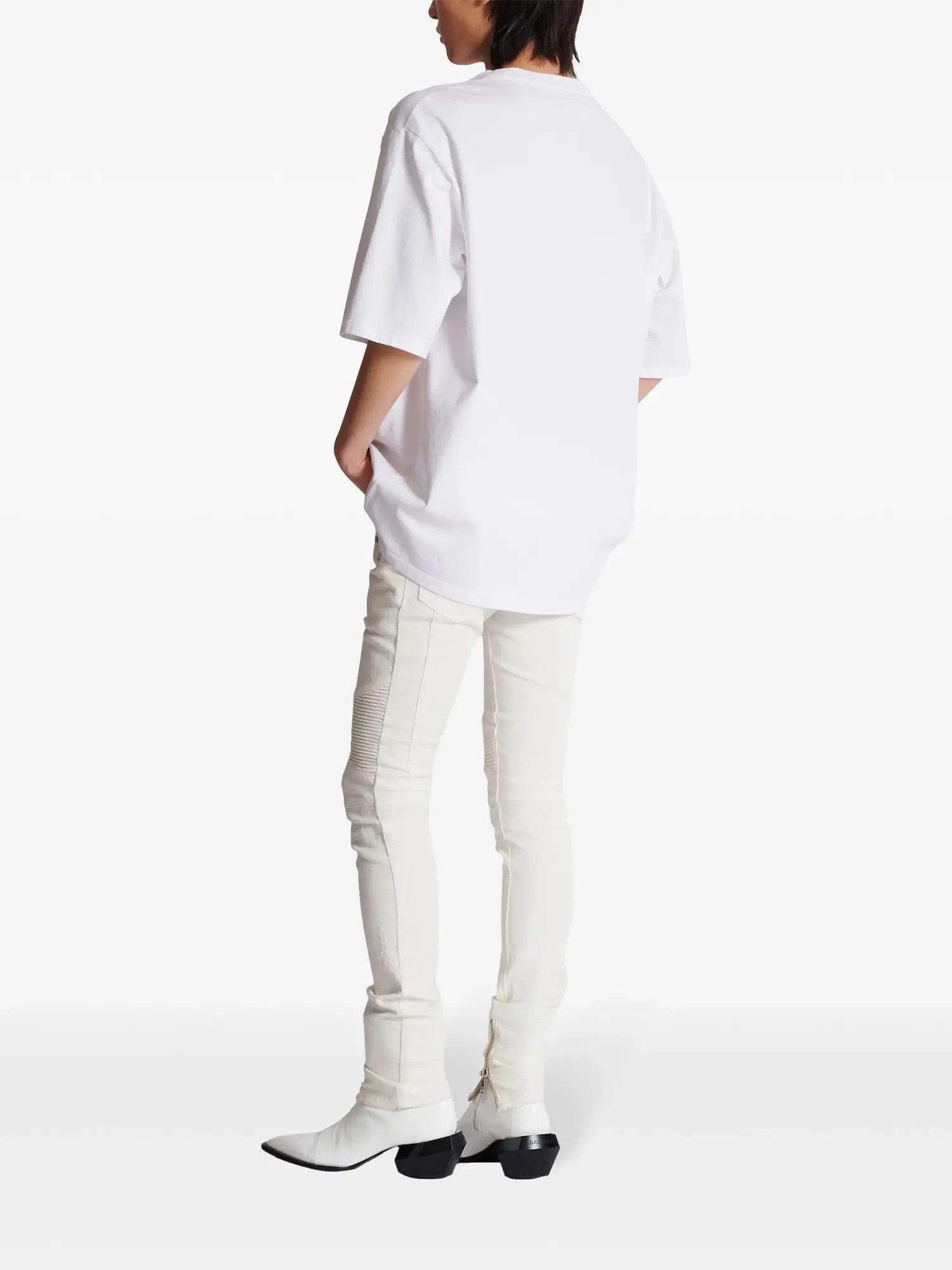 Balmain o1loc1c1125 T-Shirts in White Size US L / EU 52-54 / 3 - 4 Thumbnail
