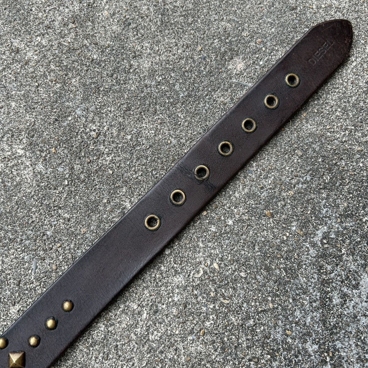 Diesel Vintage Diesel Design studded leather belt Size ONE SIZE - 15 Thumbnail