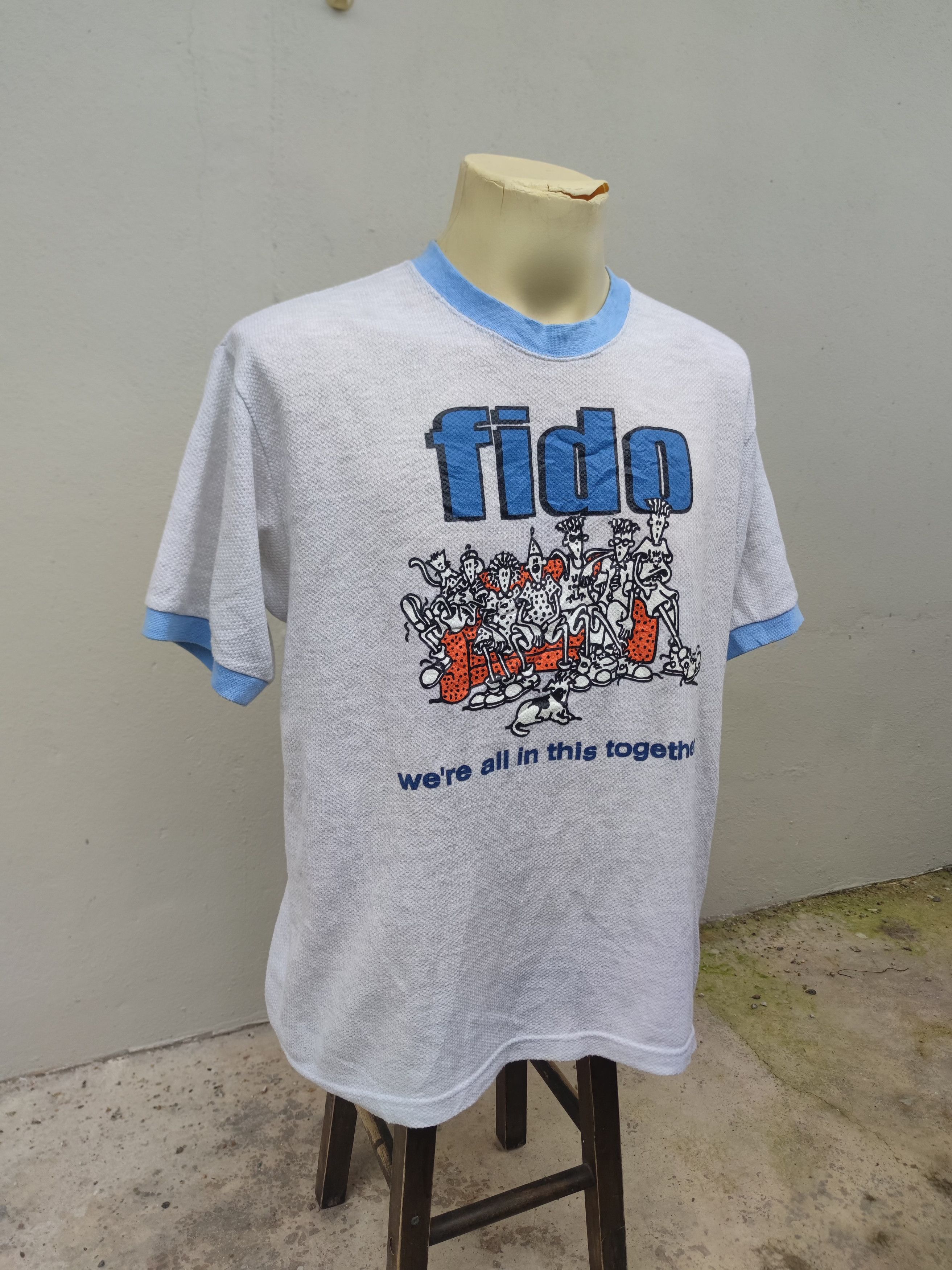 Vintage Vintage FIDO DIDO T Shirt Size US L / EU 52-54 / 3 - 2 Thumbnail