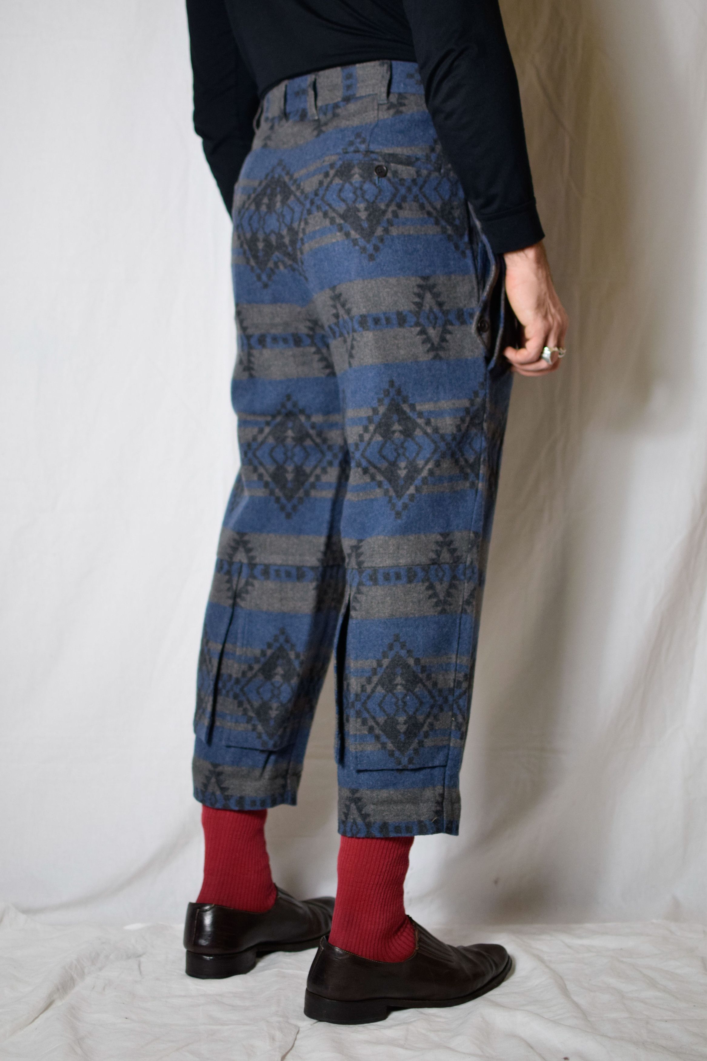 Yohji Yamamoto YYPH AW14 Pattern Pants - HF-P15-108 Size US 30 / EU 46 - 6 Thumbnail