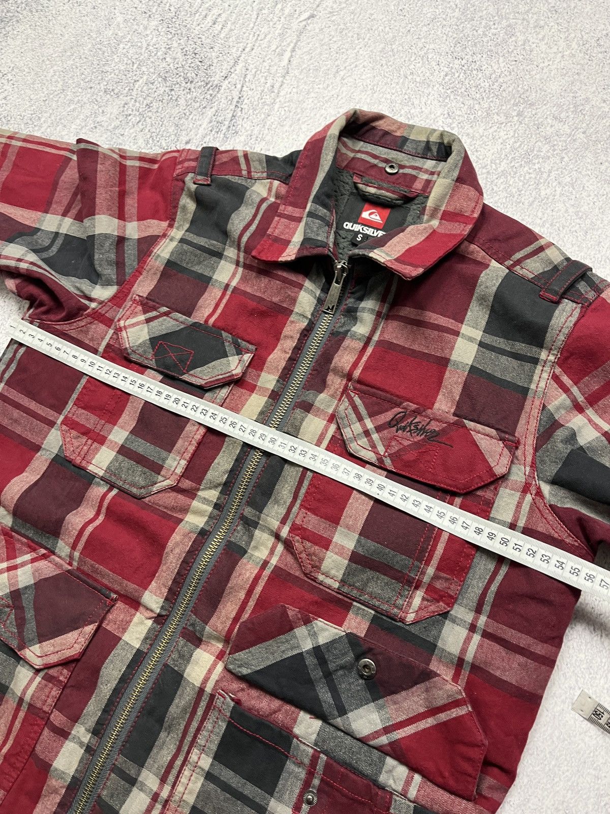 Quicksilver Vintage Quicksilver Surf Zipper Plaid Jacket Rare Hype Y2k Size US S / EU 44-46 / 1 - 15 Thumbnail