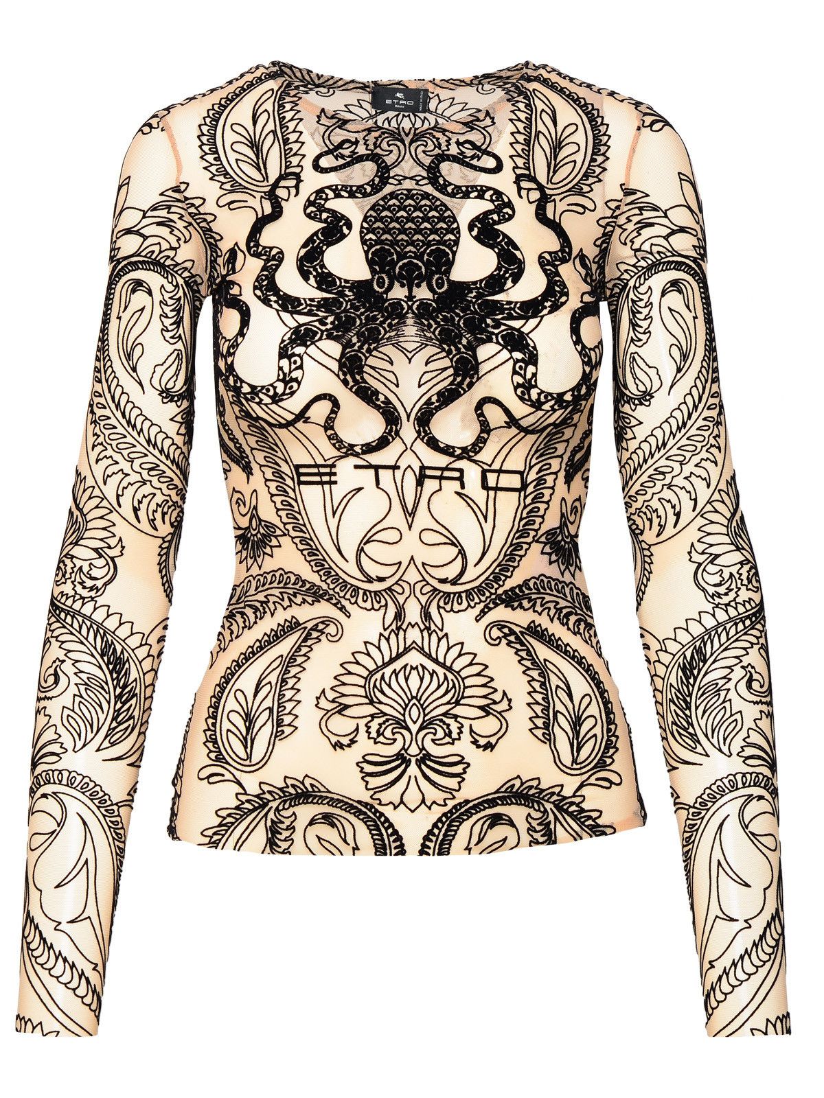 Top In Nude Polyamide Blend