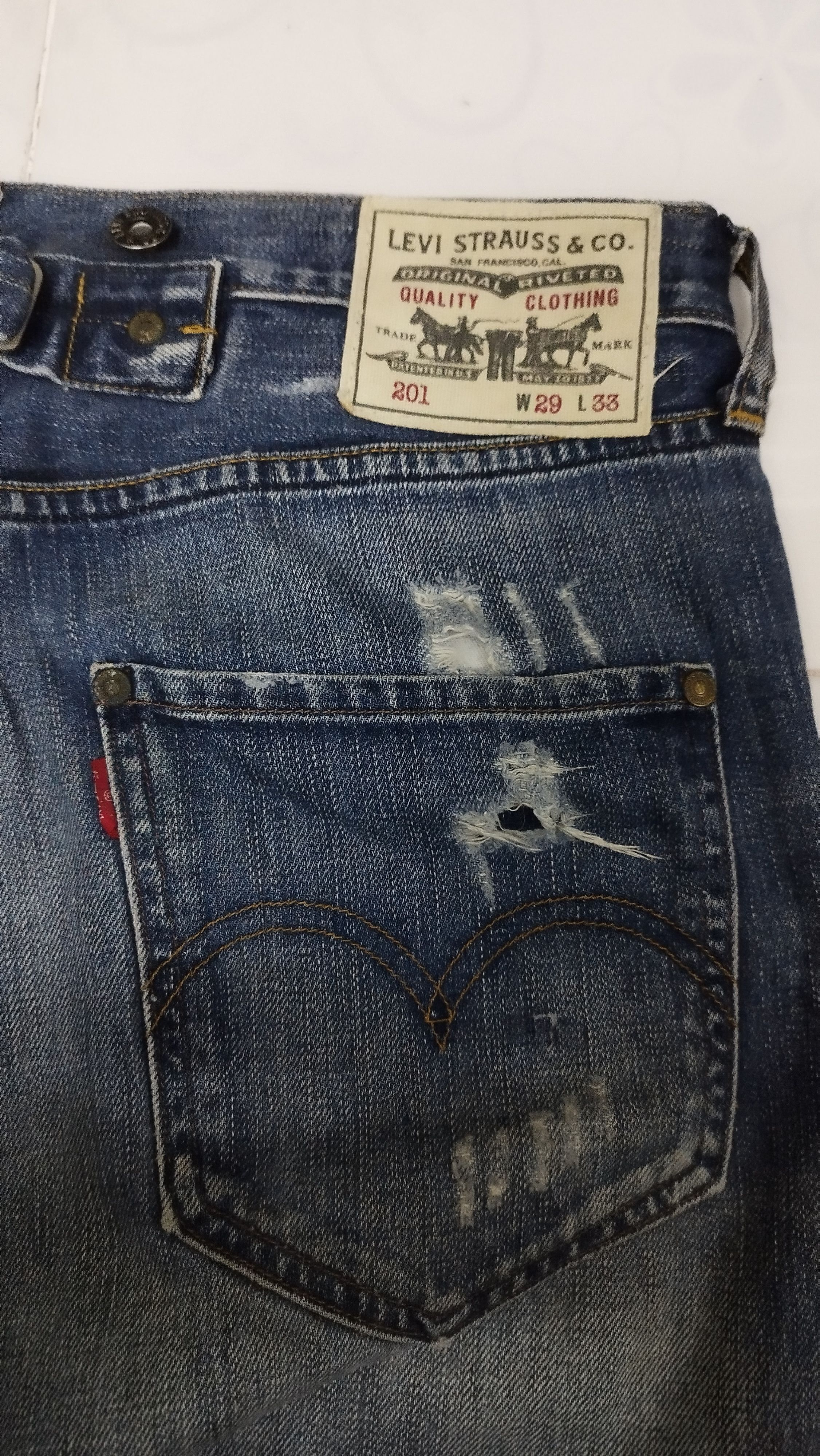 Other Levi's 201 single pocket Size US 32 / EU 48 - 4 Thumbnail