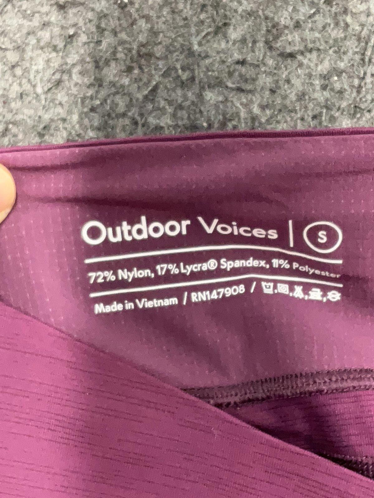 Outdoor Voices Outdoor Voices Burgundy Leggings Size 28" / US 6 / IT 42 - 3 Thumbnail