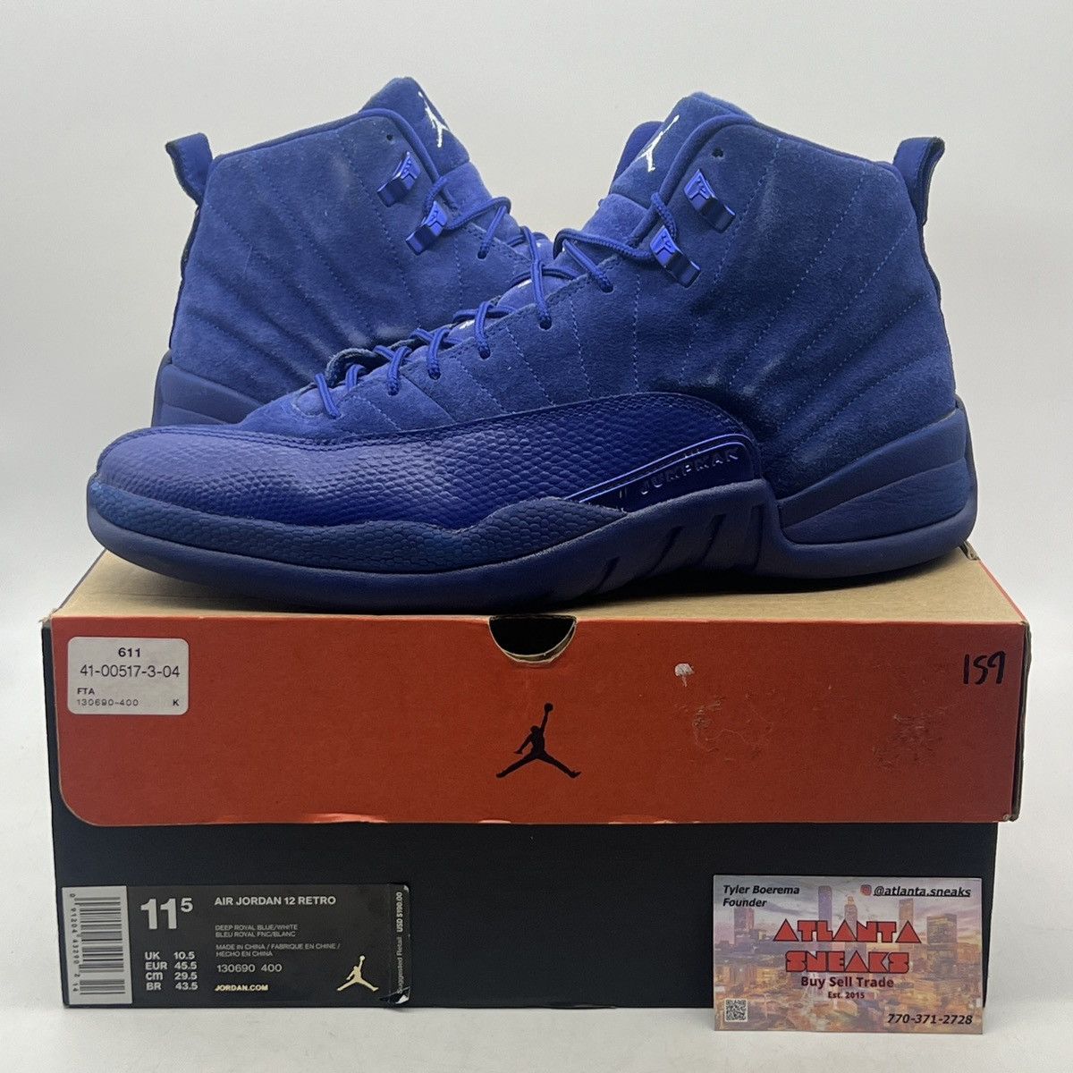 Air Jordan 12 deep royal
