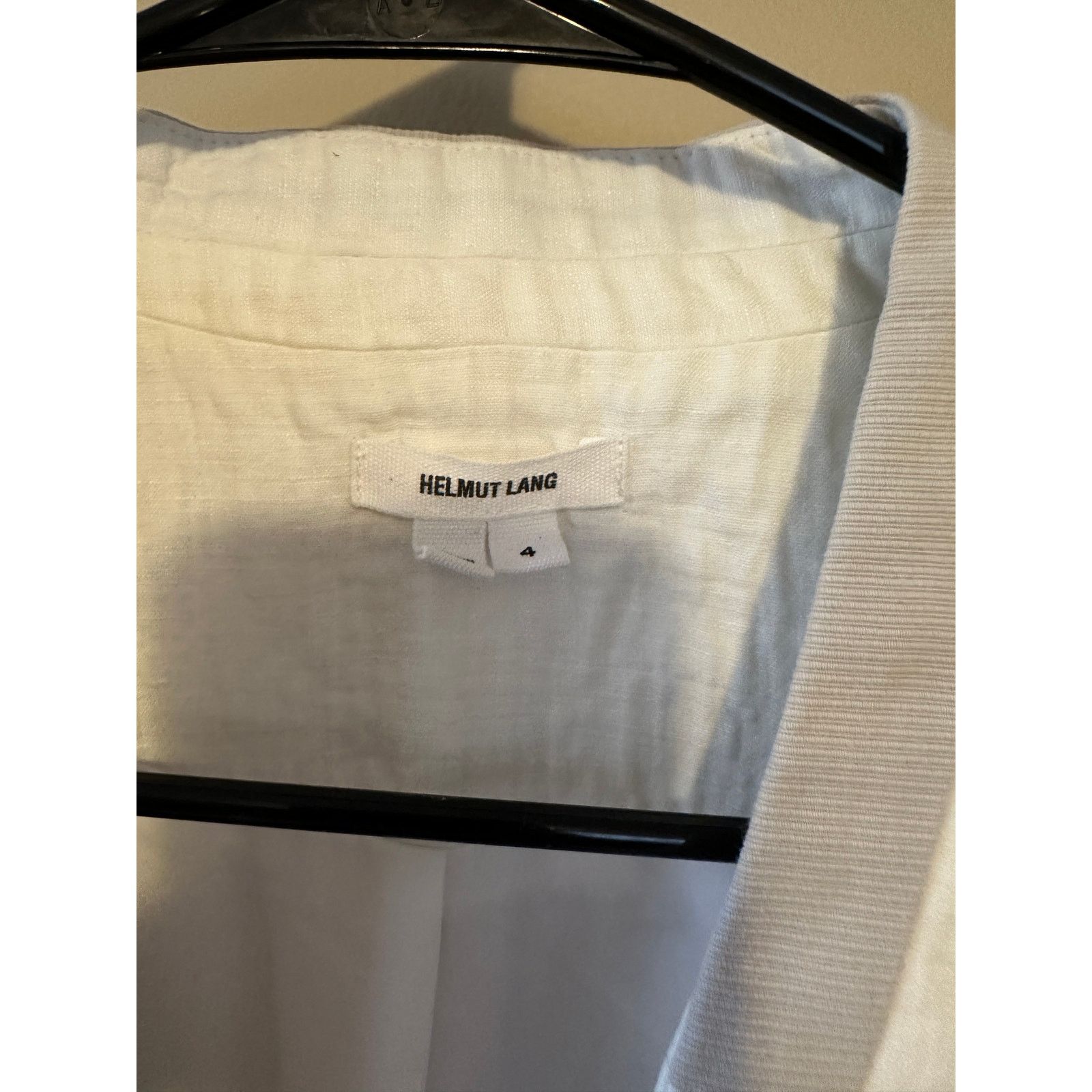 Helmut Lang Helmut Lang Textured Linen Blend Tailored Blazer Size S / US 4 / IT 40 - 5 Thumbnail