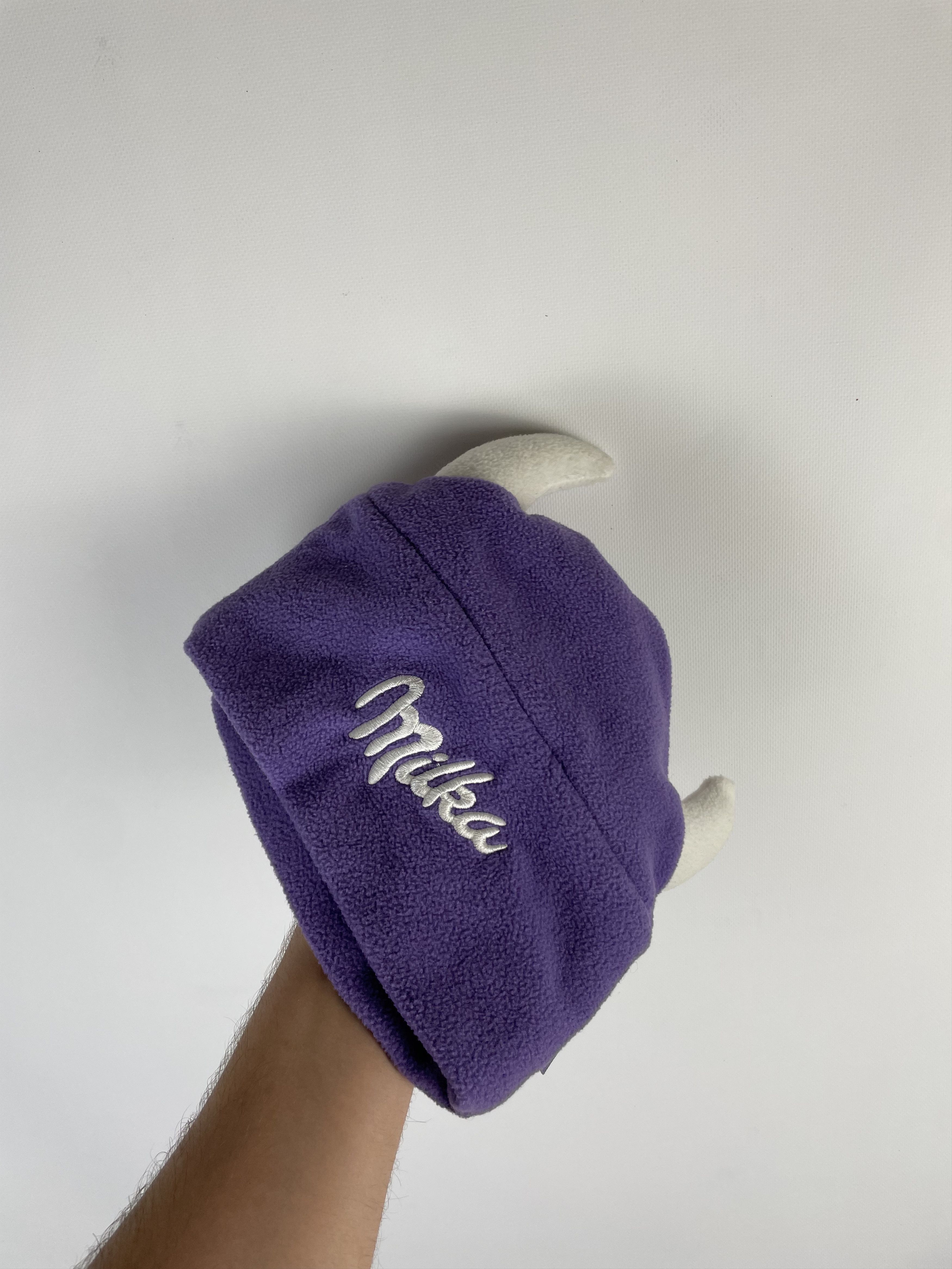 Vintage Y2K Crazy beanie Hat Milka vintage Size ONE SIZE - 3 Thumbnail