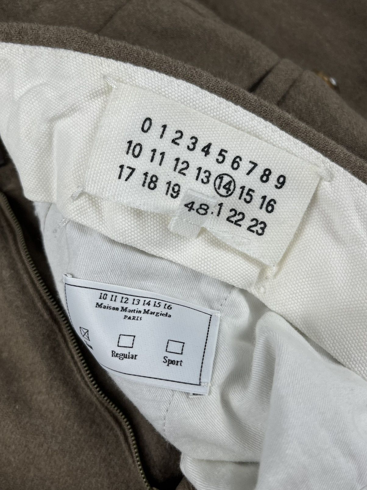 Maison Margiela AW15 Maison Margiela Virgin Wool Pants Trousers Brown Size US 32 / EU 48 - 7 Thumbnail