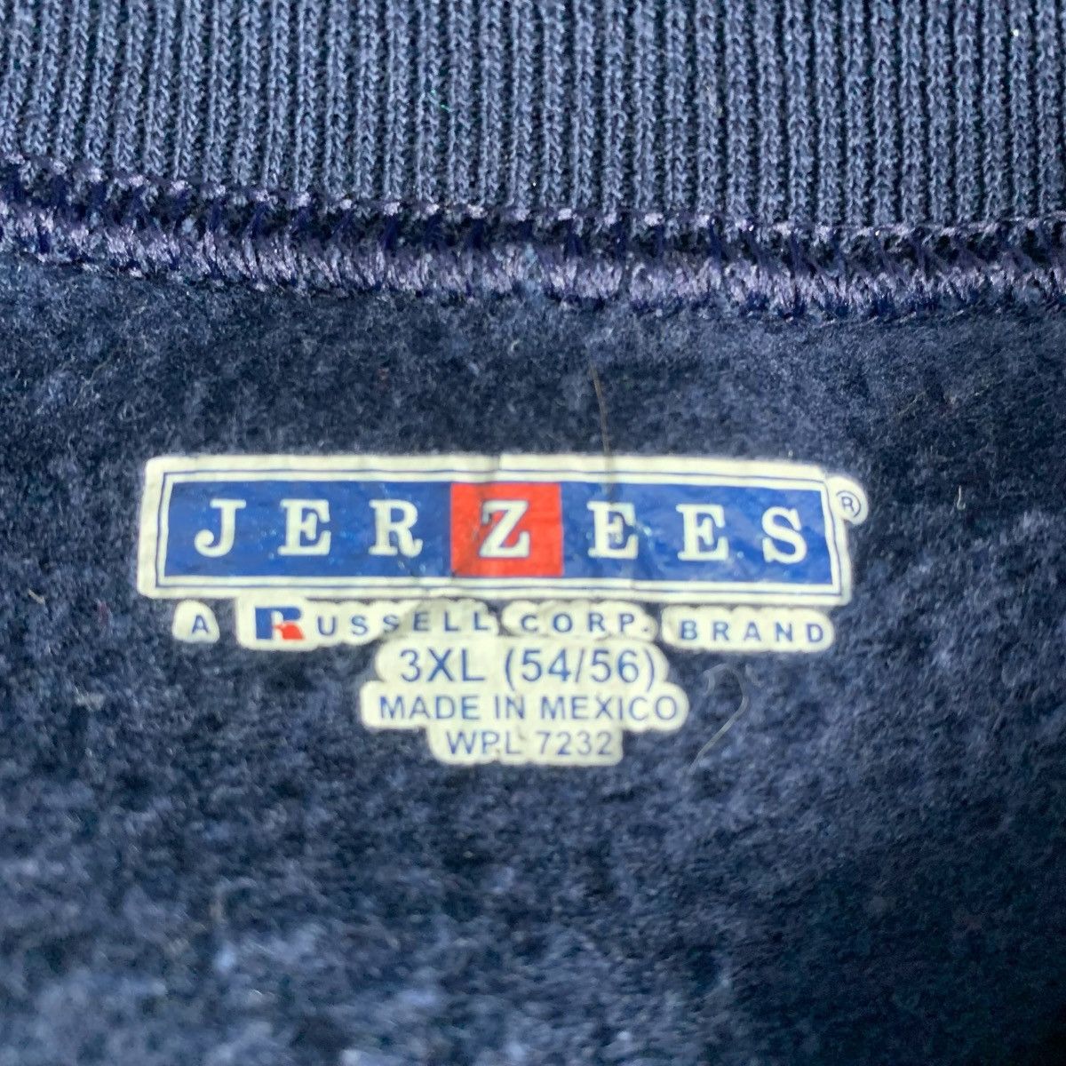 Jerzees × Vintage Vintage Jerzees Big Siz Plain Streetwear Outdoor Sweatshirt Size US XXL / EU 58 / 5 - 7 Thumbnail