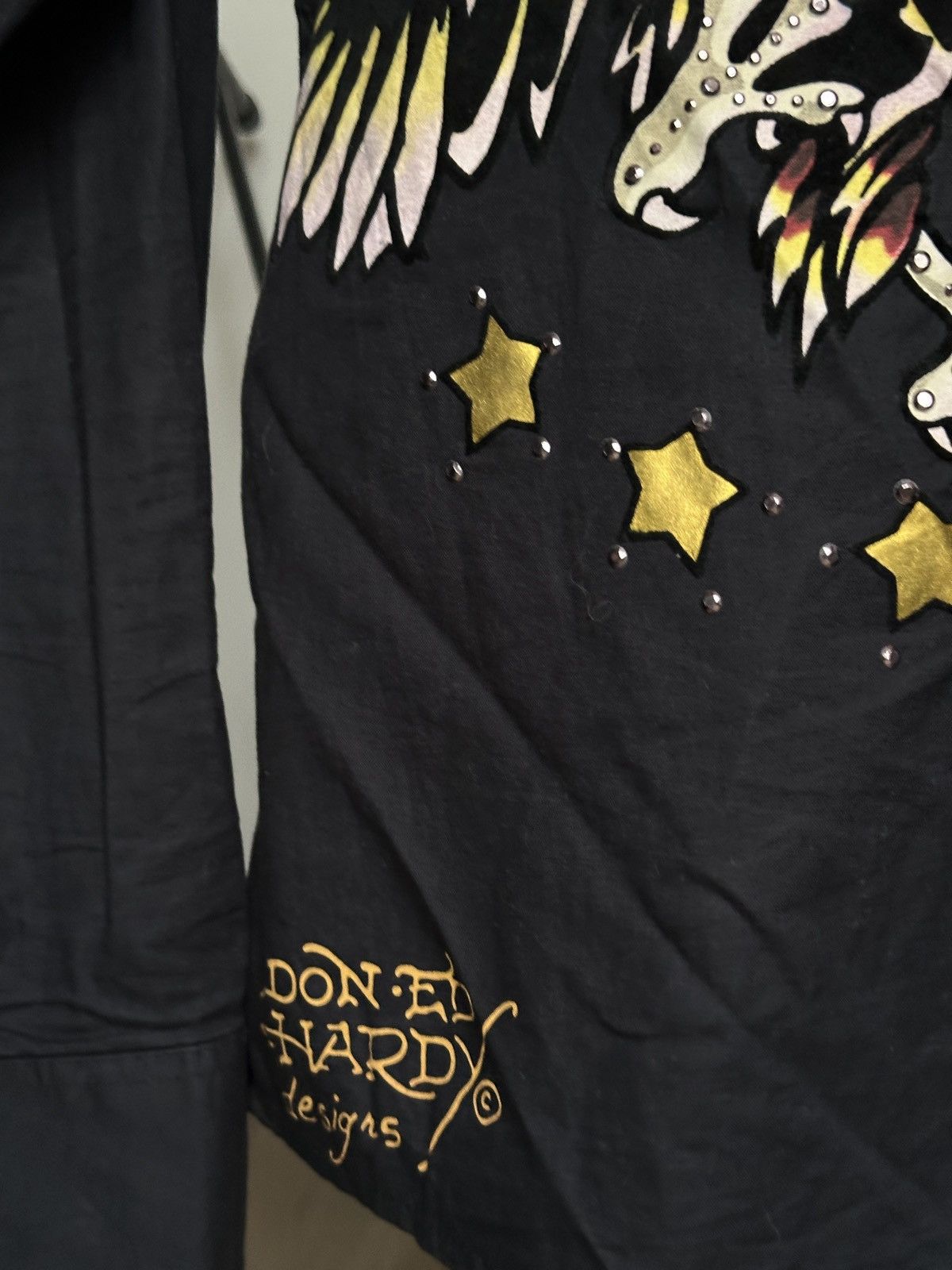 Ed Hardy Studded Shirt Ed Hardy Size US L / EU 52-54 / 3 - 6 Thumbnail