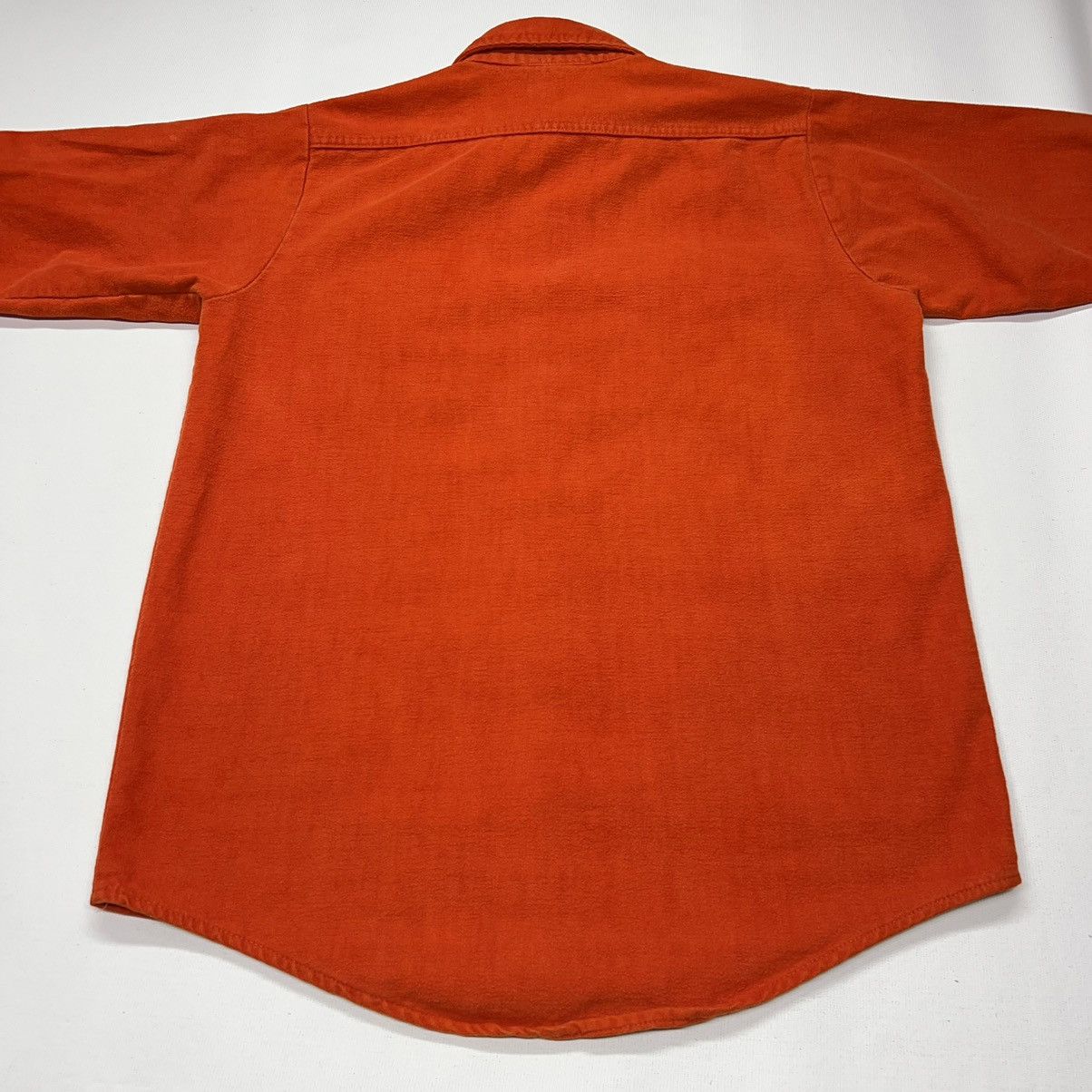 Vintage VTG Mr Leggs Flannel Shirt Orange Chamois Button Up Pocket Size US M / EU 48-50 / 2 - 9 Thumbnail