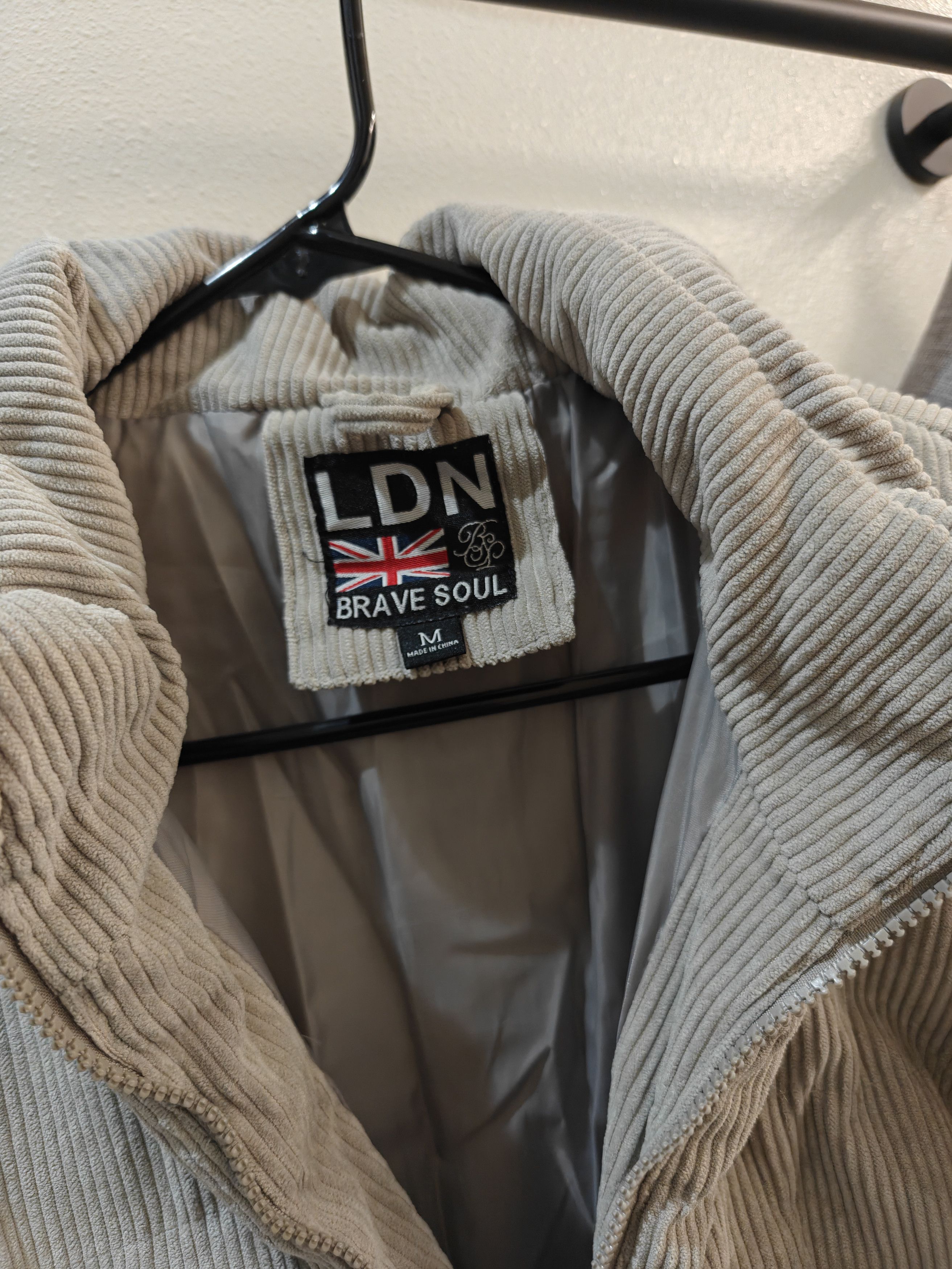 Brave Soul Corduroy Puffer Jacket Size US M / EU 48-50 / 2 - 4 Thumbnail