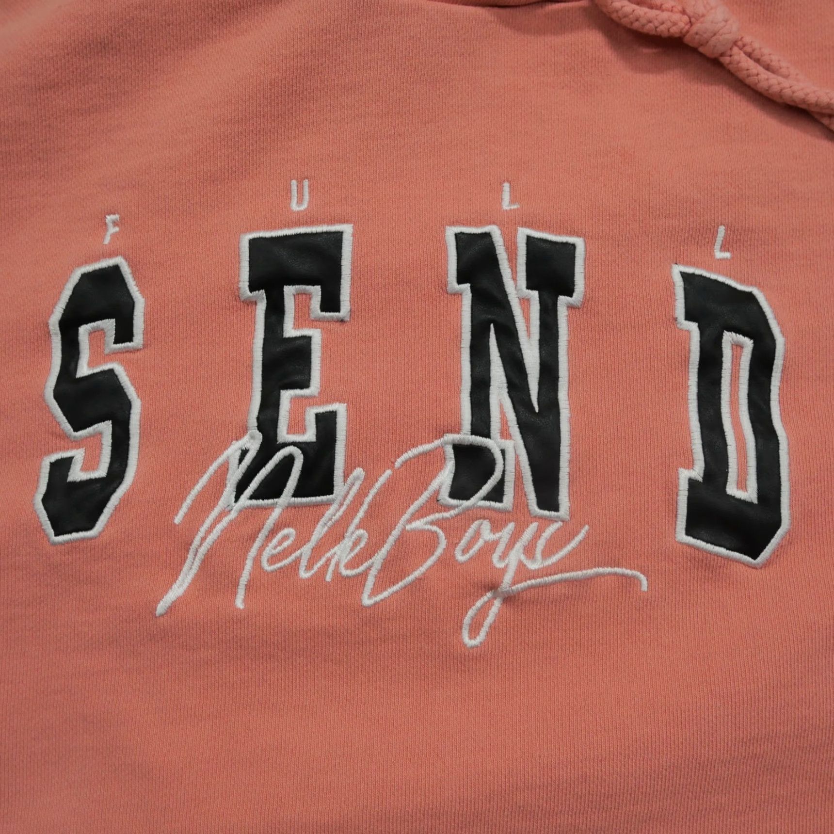 KangaROOS Full Send Hoodie Mens L Pink Pullover Kangaroo Logo Pocket Hooded Regular 90s? (not raising) Size US L / EU 52-54 / 3 - 2 Thumbnail
