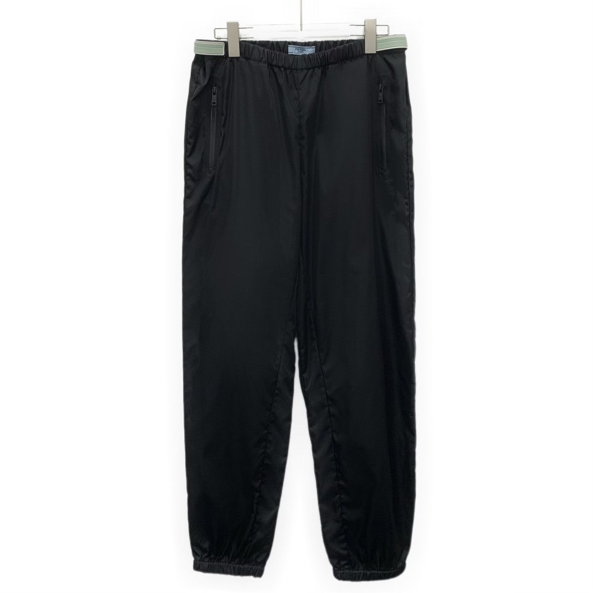 Prada Prada Black Elastic Waist Cuffed Casual Sweatpants K26WX Size US 30 / EU 46 - 1 Thumbnail