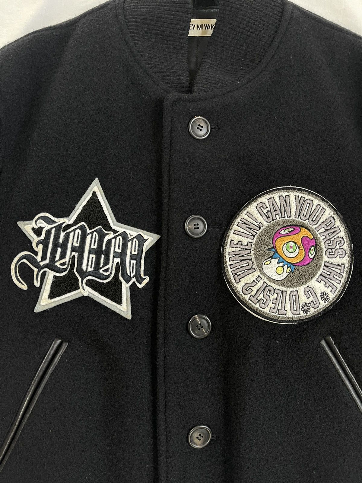 Issey Miyake Men AW99 1-of-50 Murakami Patch Emblems Varsity Jacket Size US M / EU 48-50 / 2 - 9 Thumbnail