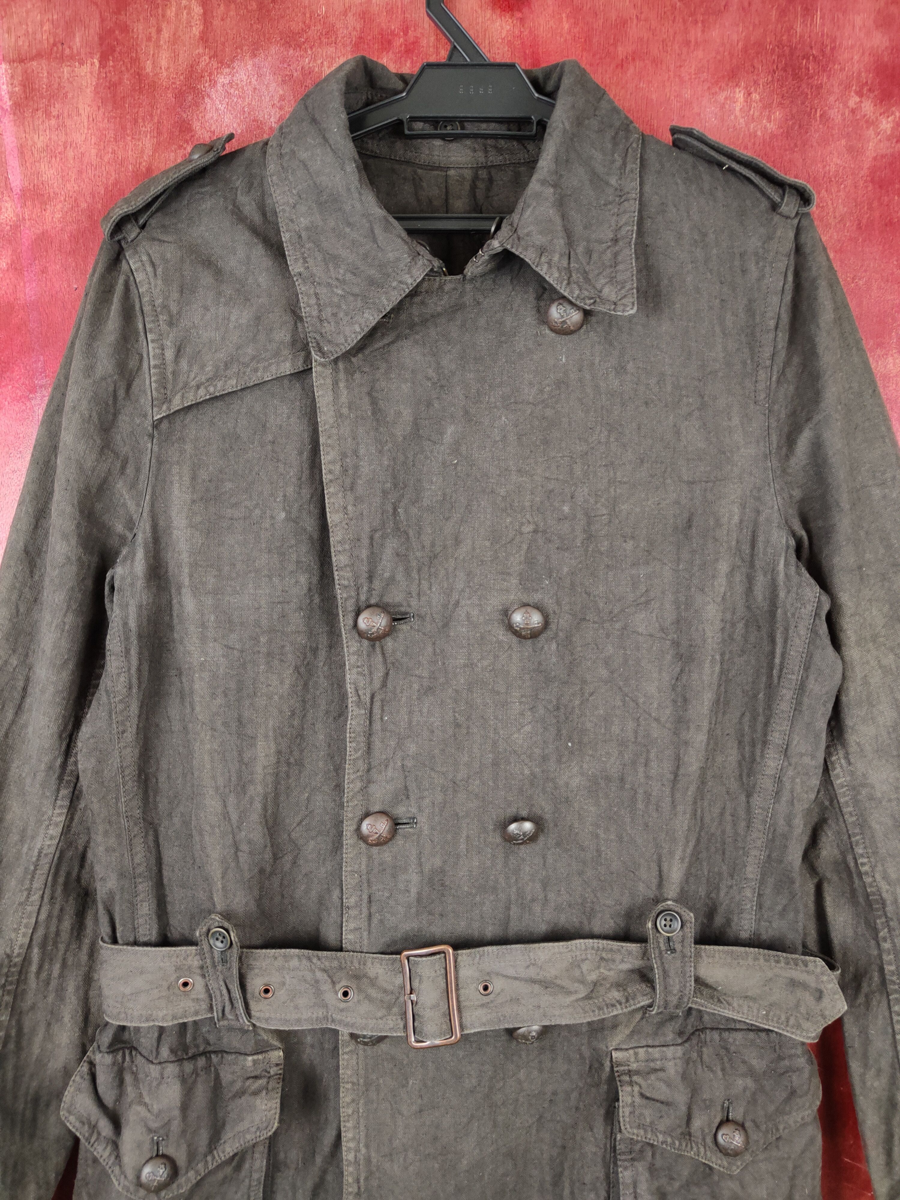 Japanese Brand Haib japan multipocket Dark Brown parka Coat jacket #S1329 Size US M / EU 48-50 / 2 - 2 Thumbnail