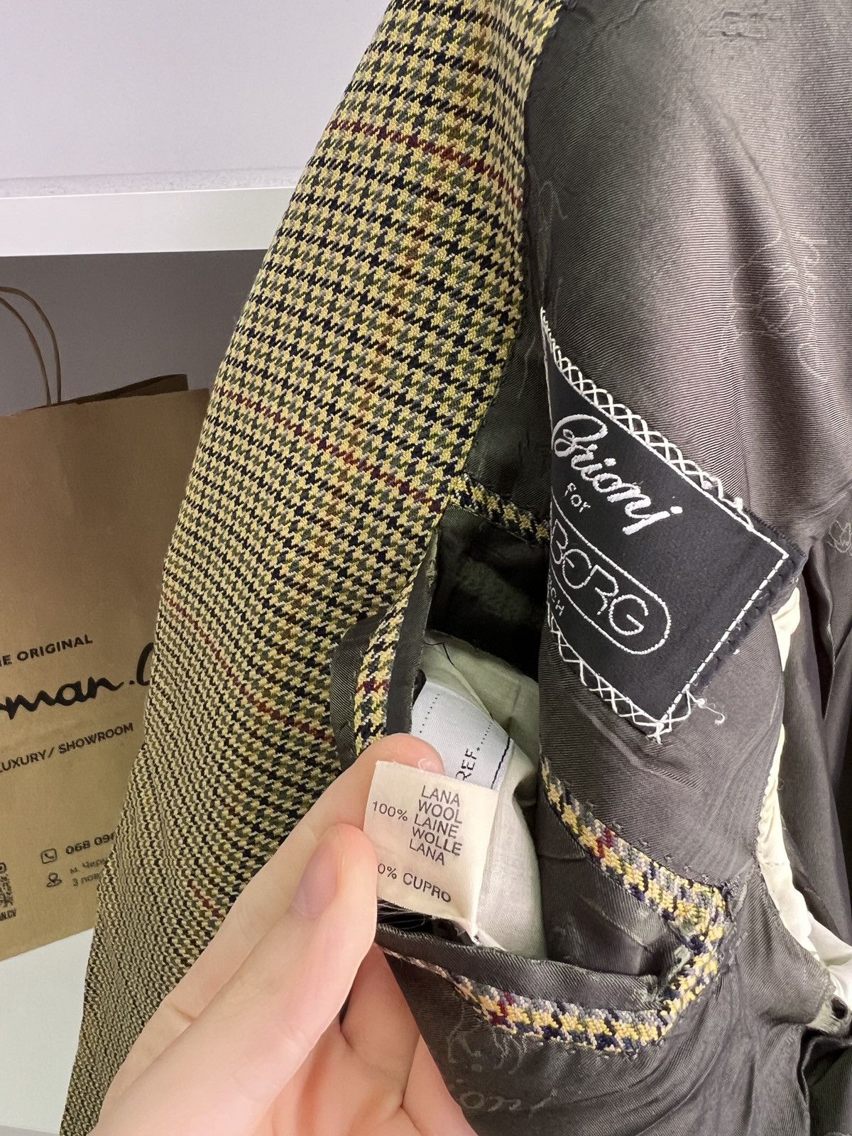 Brioni × Designer × Vintage Vintage Brioni Italy Old Money Style Blazer Size 46R - 11 Thumbnail