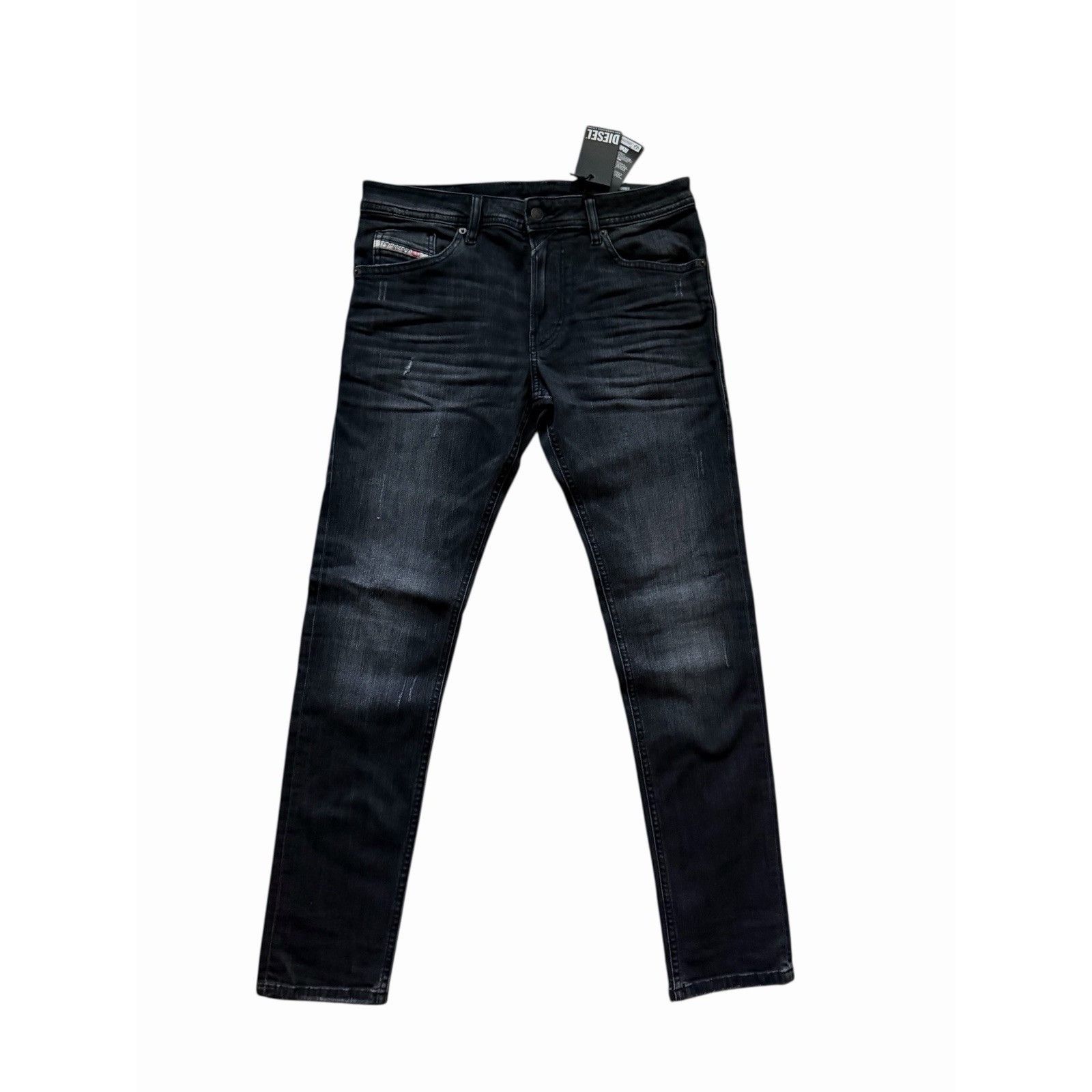 Diesel Mens Thommer Slim Fit Jeans RB073 Black Size 32/32