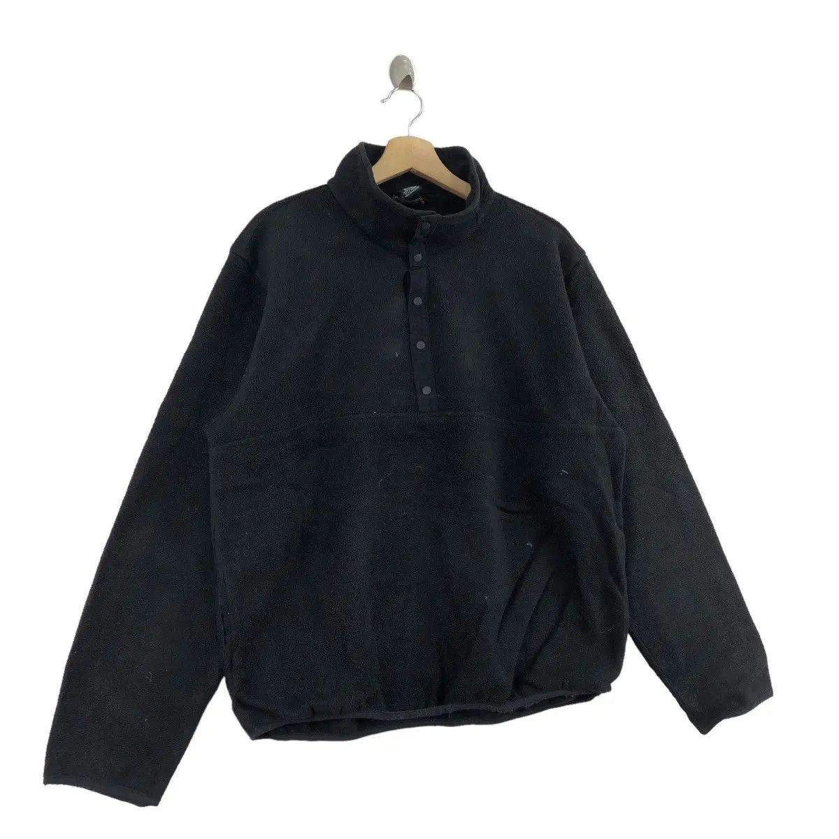 L.L. Bean Vtg L.L. BEAN USA Snap Button Pocket Lining Fleece Sweater Size US XXL / EU 58 / 5 - 2 Thumbnail