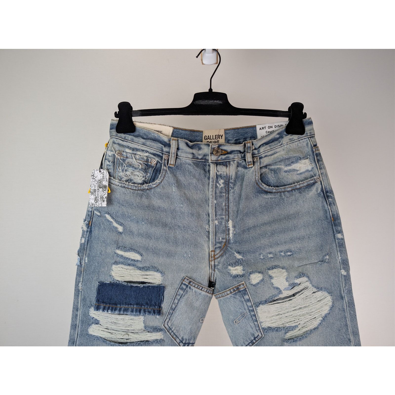 Gallery Dept. o1rshd1 Size: 32 x 32 / Bowery 5001 Straight-Leg Denim Jeans Size US 32 / EU 48 - 3 Thumbnail