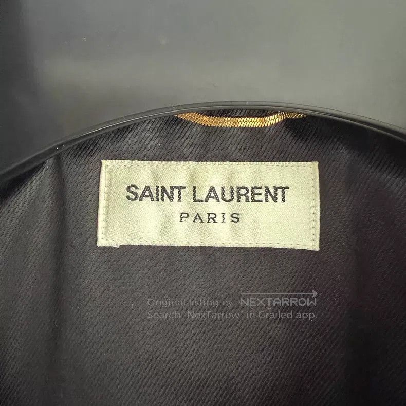 Saint Laurent Paris Saint Laurent Paris Lambskin L01 Biker Zip-Up Leather Jack Size XS / US 0-2 / IT 36-38 - 3 Thumbnail