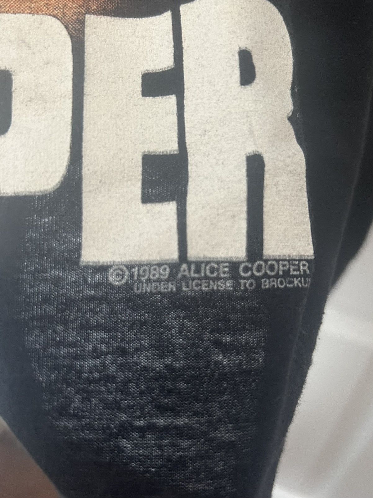 Vintage 1989 Alice Cooper Tour Tee Size US M / EU 48-50 / 2 - 6 Thumbnail
