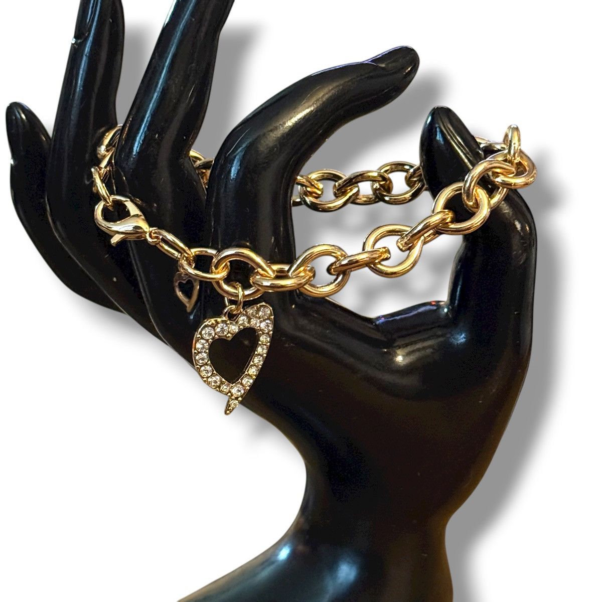Other Thalia Sodi gold tone chain link heart charm bracelet Size ONE SIZE - 2 Thumbnail